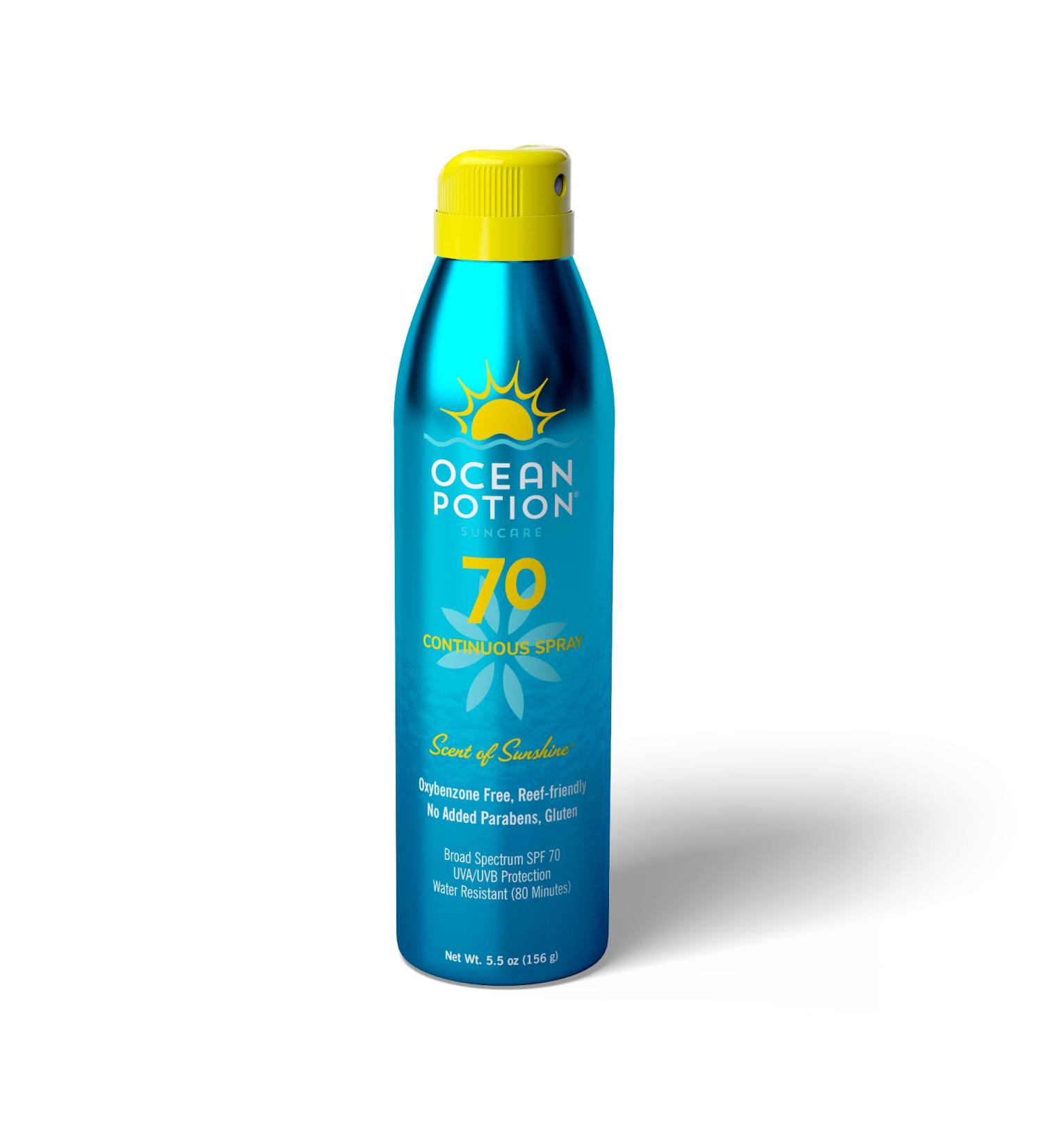 Ocean Potion SPF 70 C-Spray 5.5oz - Best Sunscreen for Worldwide Shipping - Buy Online on GoSupps.com