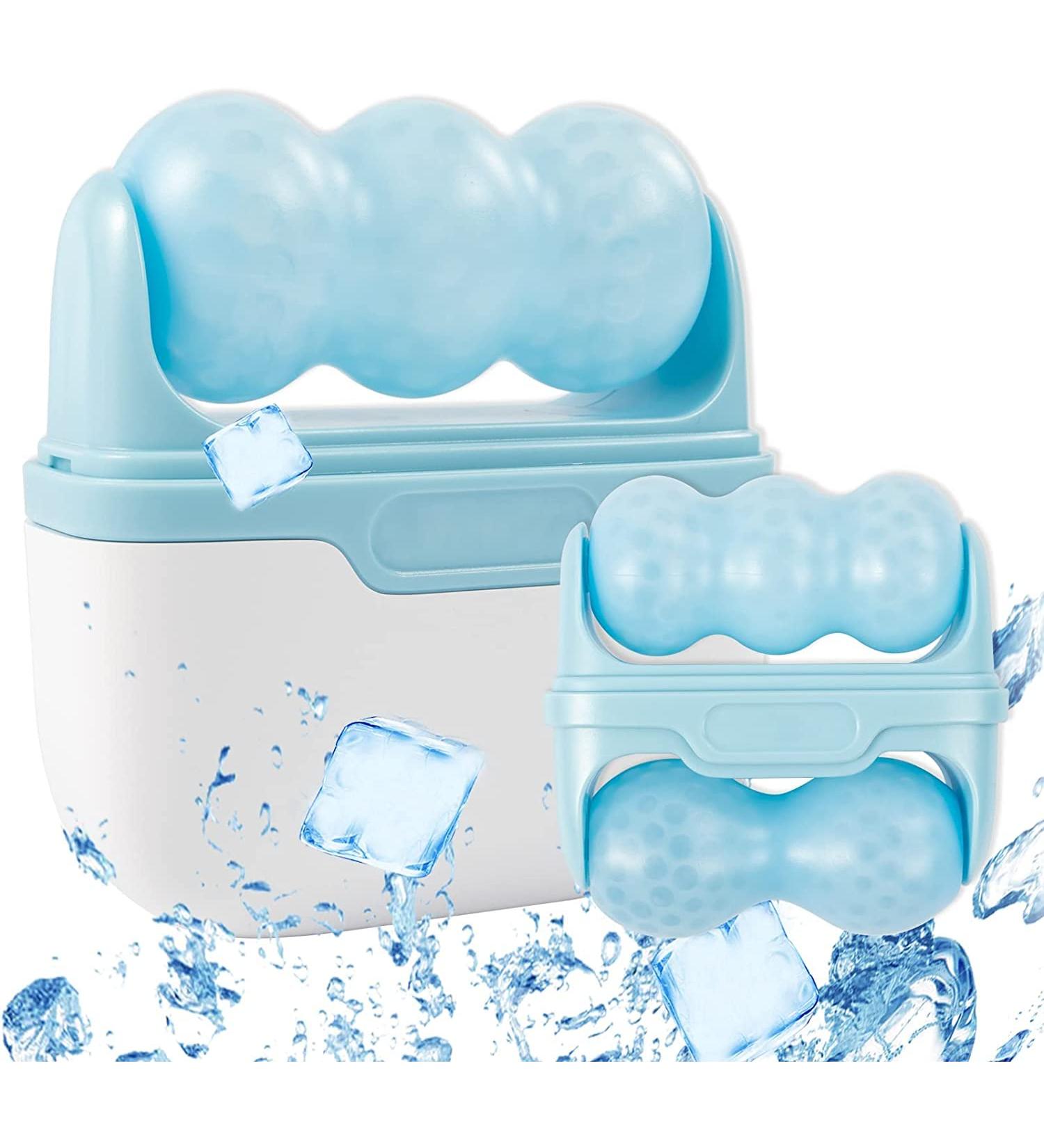 Buy Ice Roller Face - Pore Reduction Wrinkle Lightening & Skin Brightening Tool (Blue) - International Shipping Available - Buy Online on GoSupps.com