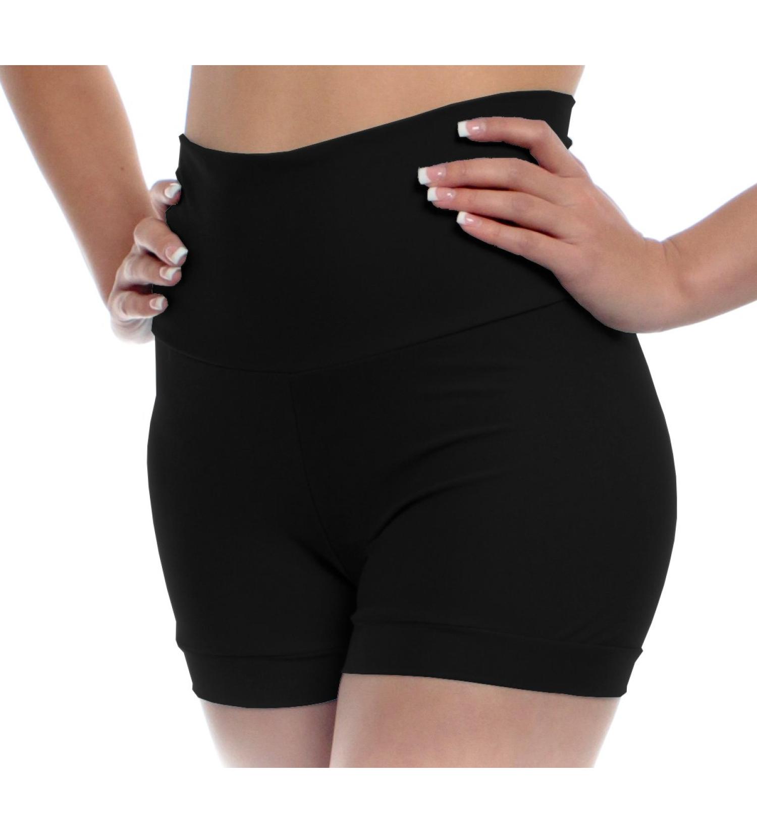 Black High Waisted Dance Shorts for Women - Adult XL Size | B Dancewear - Buy Online on GoSupps.com