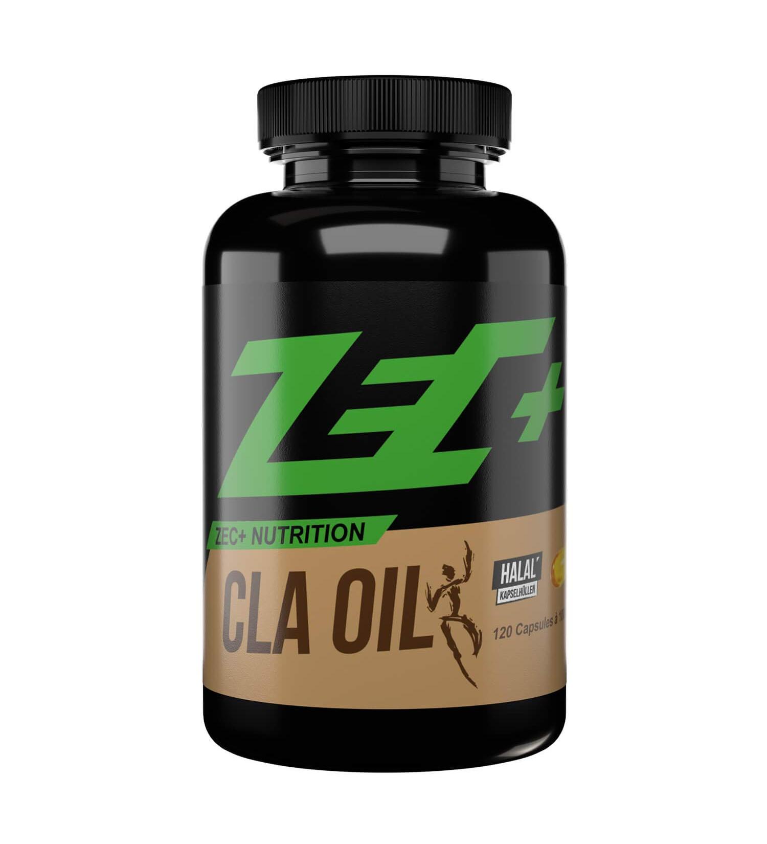 Zec+ Nutrition CLA Oil - 120 Capsules - Conjugated Linoleic Acid 1000 mg - Essential Fatty Acids for Weight Loss & Wellness - Buy Online on GoSupps.com