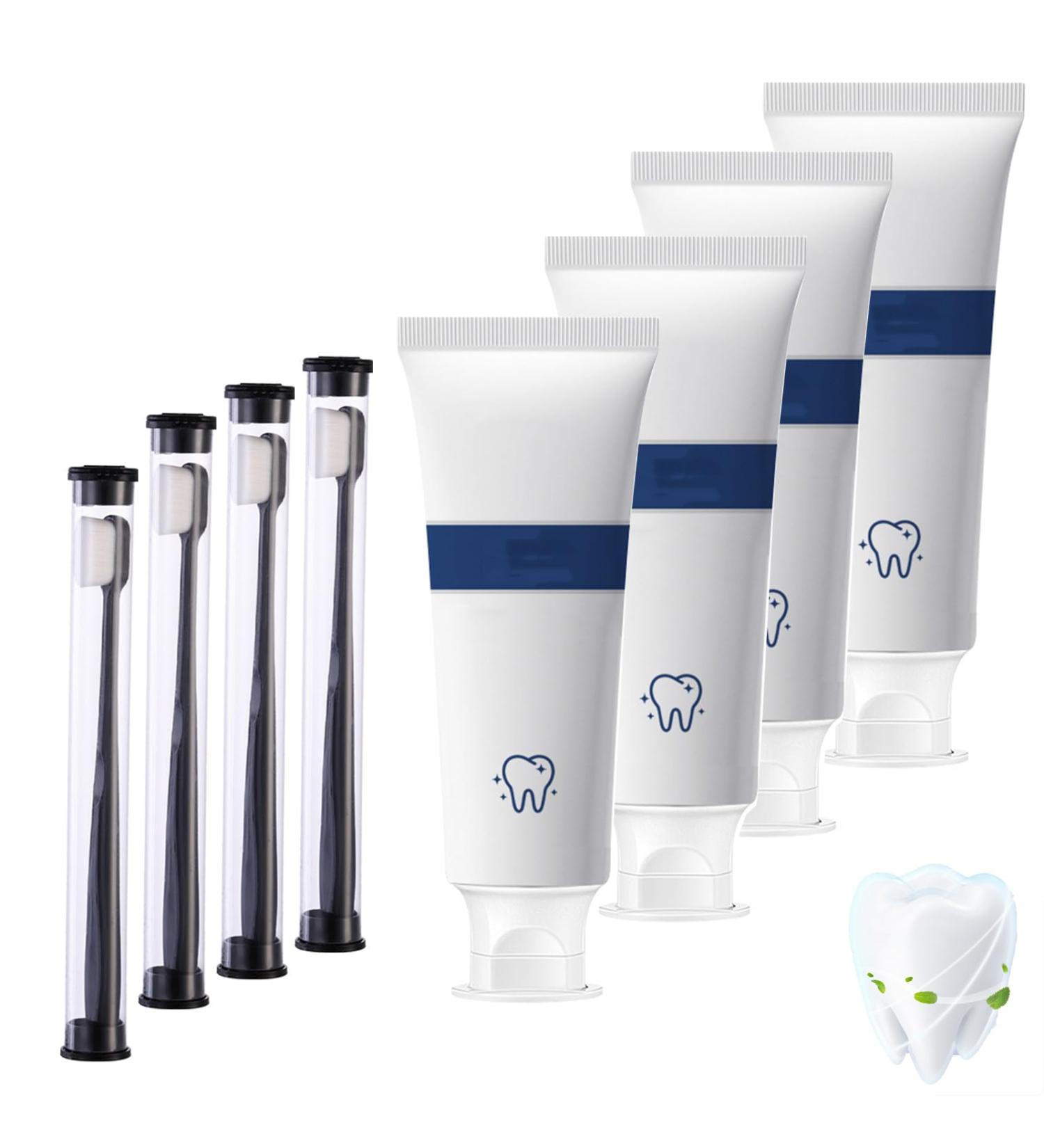 4Pcs Vous Toothpaste Glamcor Whitening Toothpaste Glamvora Triple Whitening Niacinamide Toothpaste Fresh Breath Remove Tooth Stains (Probiotic) 1 Count (Pack of 4) - Buy Online on GoSupps.com