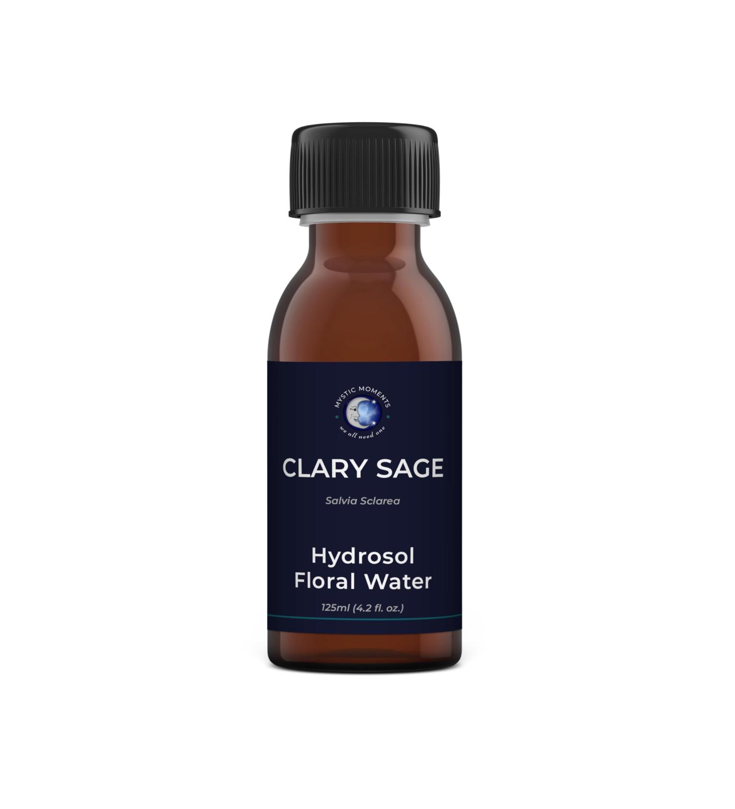 Clary Sage Hydrosol Floral Water with Spray Cap - 125ml - Buy Online on GoSupps.com