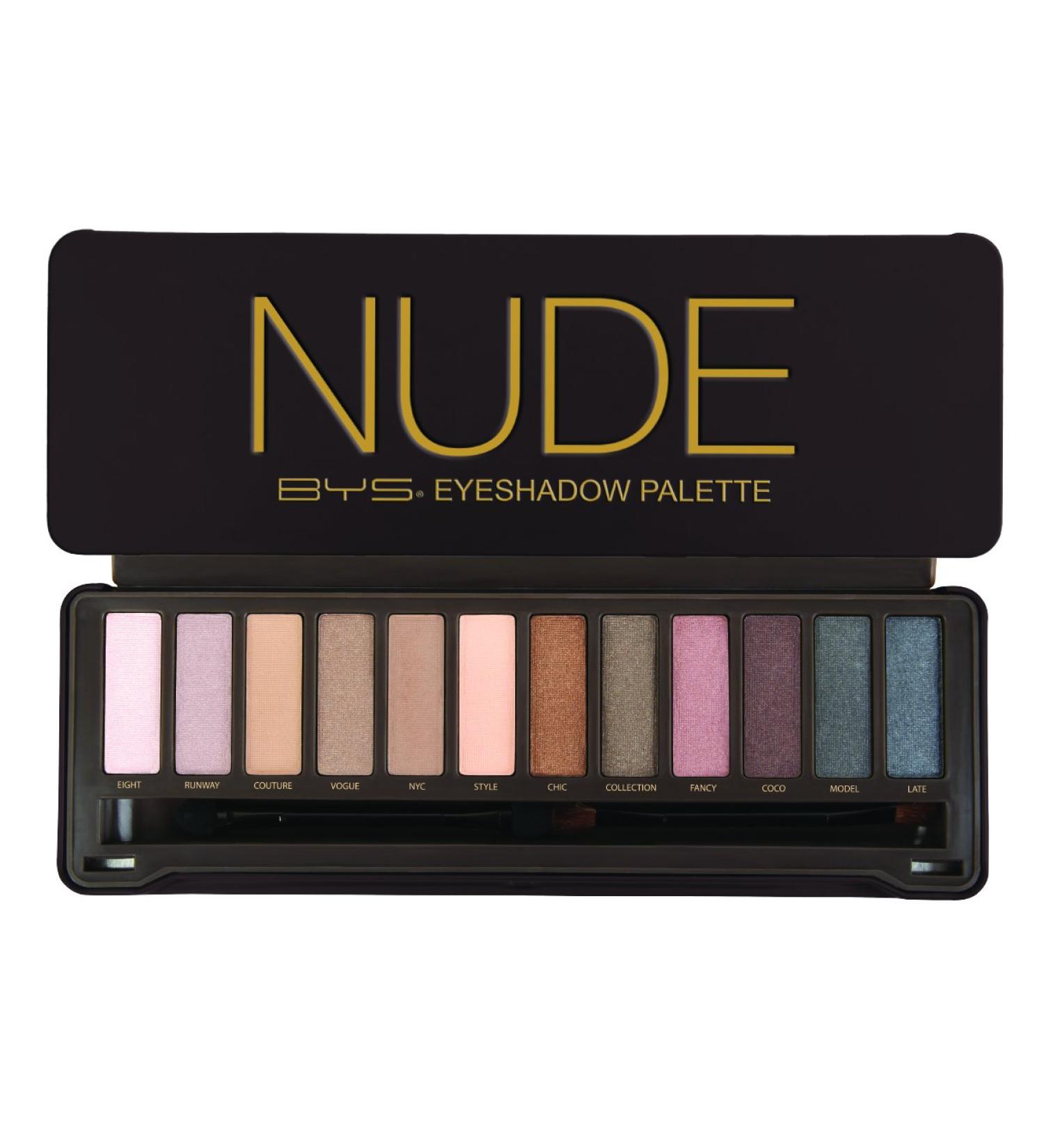 BYS Nude Eyeshadow Palette 12g | Flawless Neutral Shades for All Skin Tones - Buy Online on GoSupps.com
