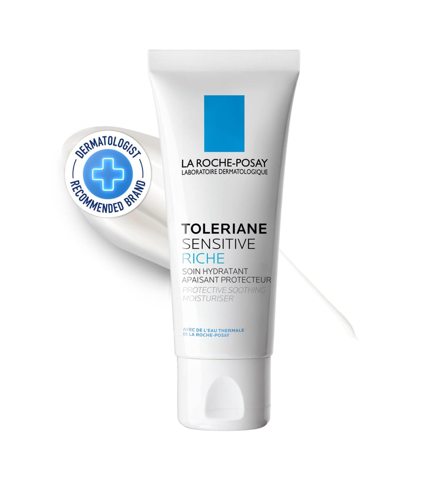 La Roche-Posay Face Moisturizer Toleriane Sensitive Rich Face Cream for Dry Skin with Glycerin and Ceramides Suitable for Sensitive Skin 40 ML RICH Normal-Dry Skin