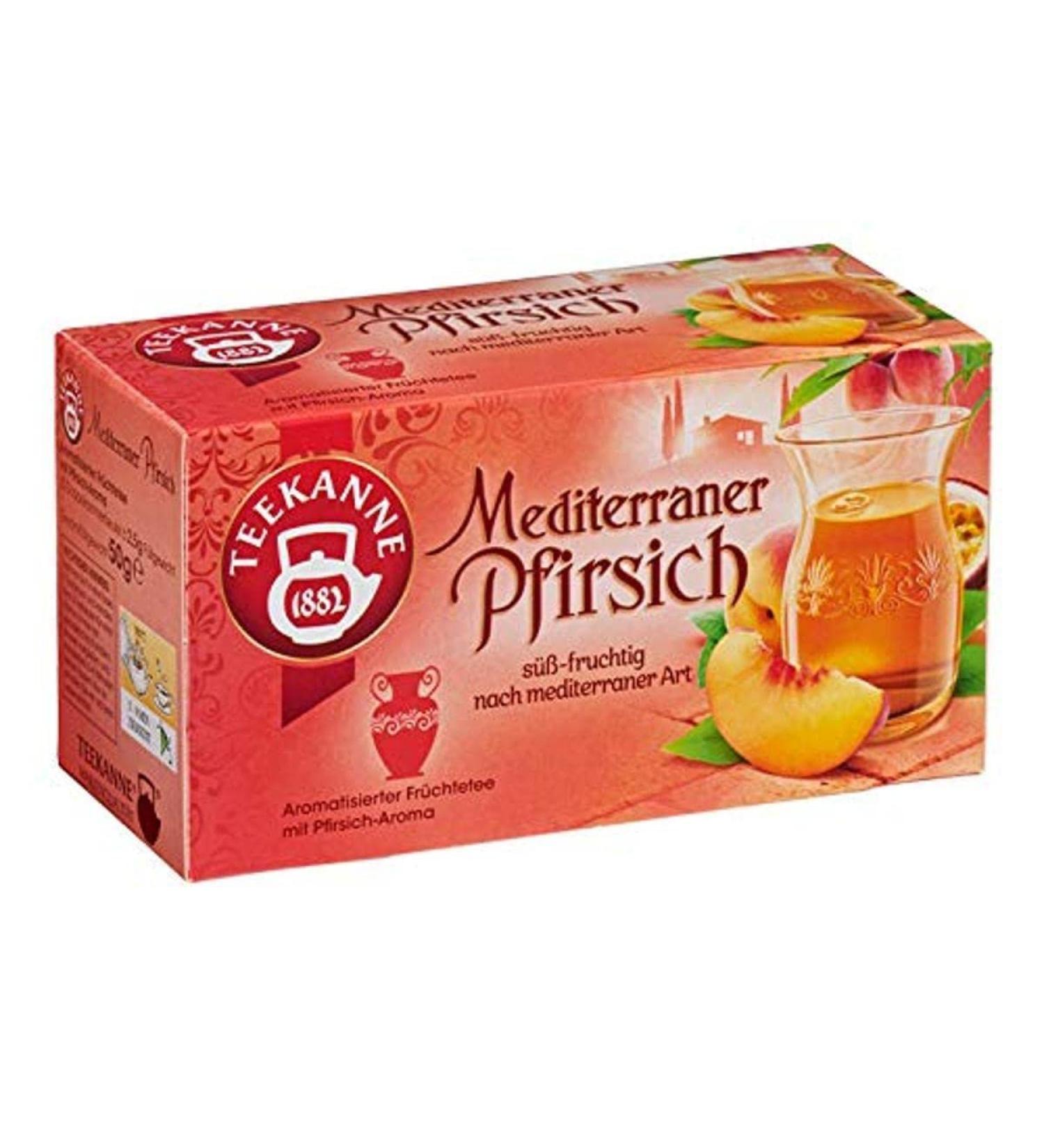 Teekanne Mediterranean Peach 20 tea bags 50g