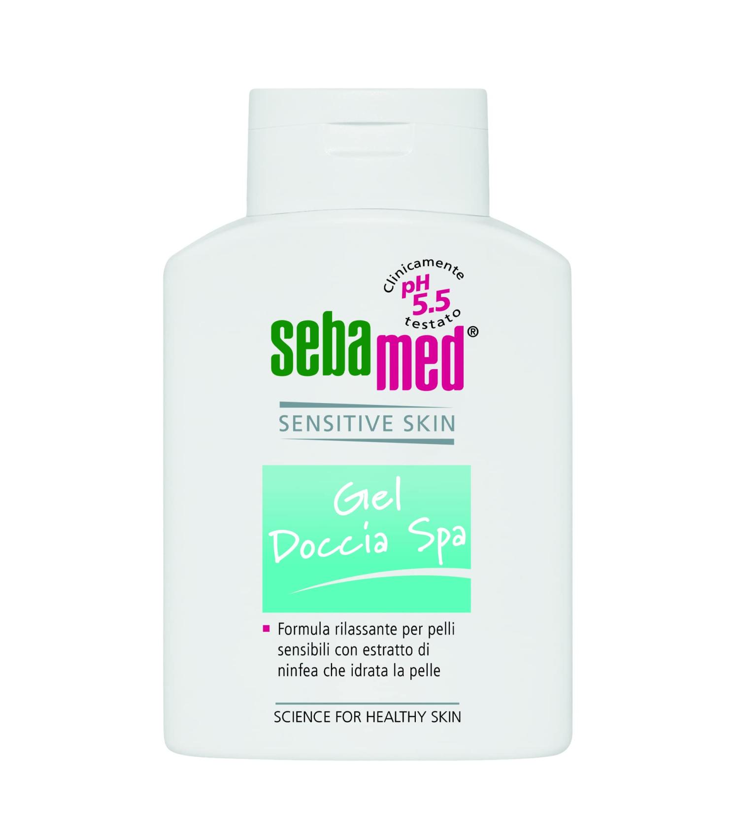 SEBAMED Sebamed Spa Shower Gel sebum-regulating gel relaxing and moisturizing formula for sensitive skin hydrates and respects the skin's pH pH 5.5 200 ml