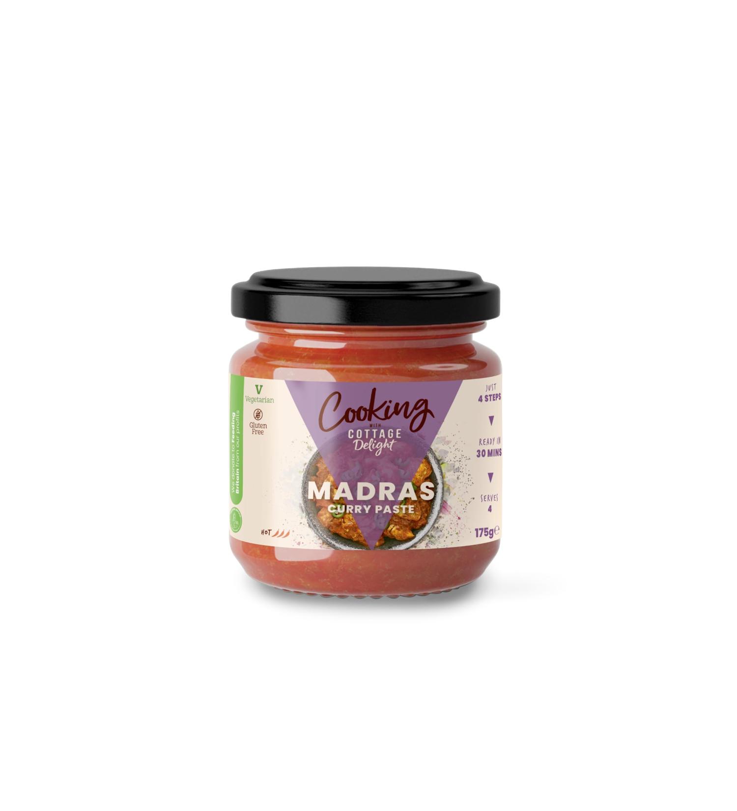 Cottage Delight - Madras Curry Paste 175g - Buy Online on GoSupps.com