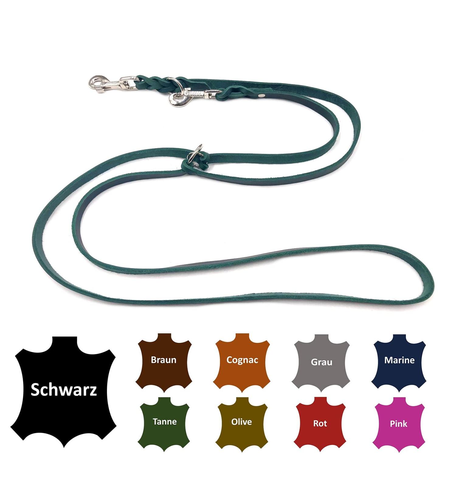 Double Linen Dog Liner for Small & Large Dogs - Adjustable 2m 2.4m 2.8m 3.5m 5m - Fir Green - Buy Online on GoSupps.com