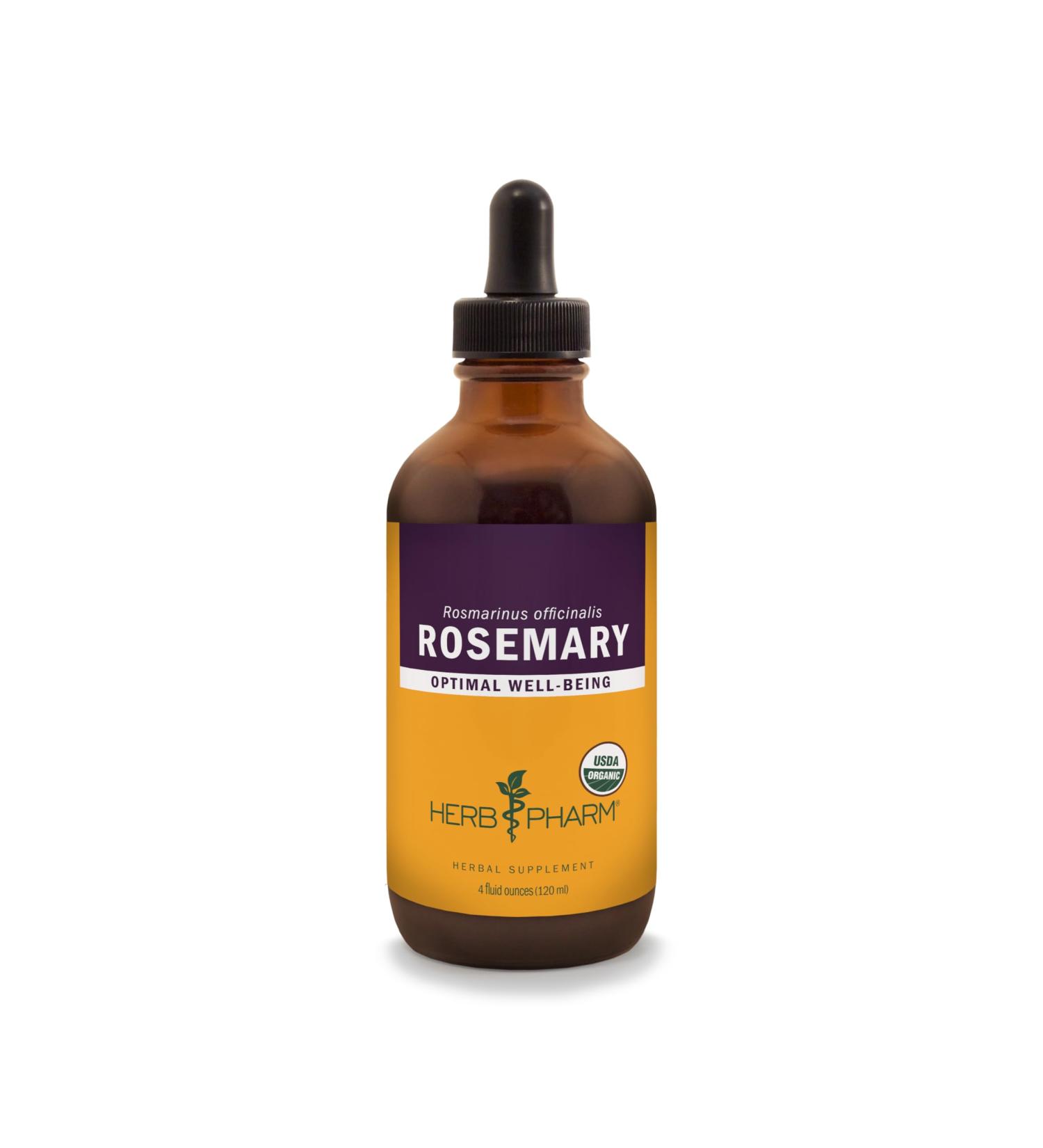 Herb Pharm Certified Organic Rosemary Liquid Extract - 4 Ounce - Buy Online on GoSupps.com