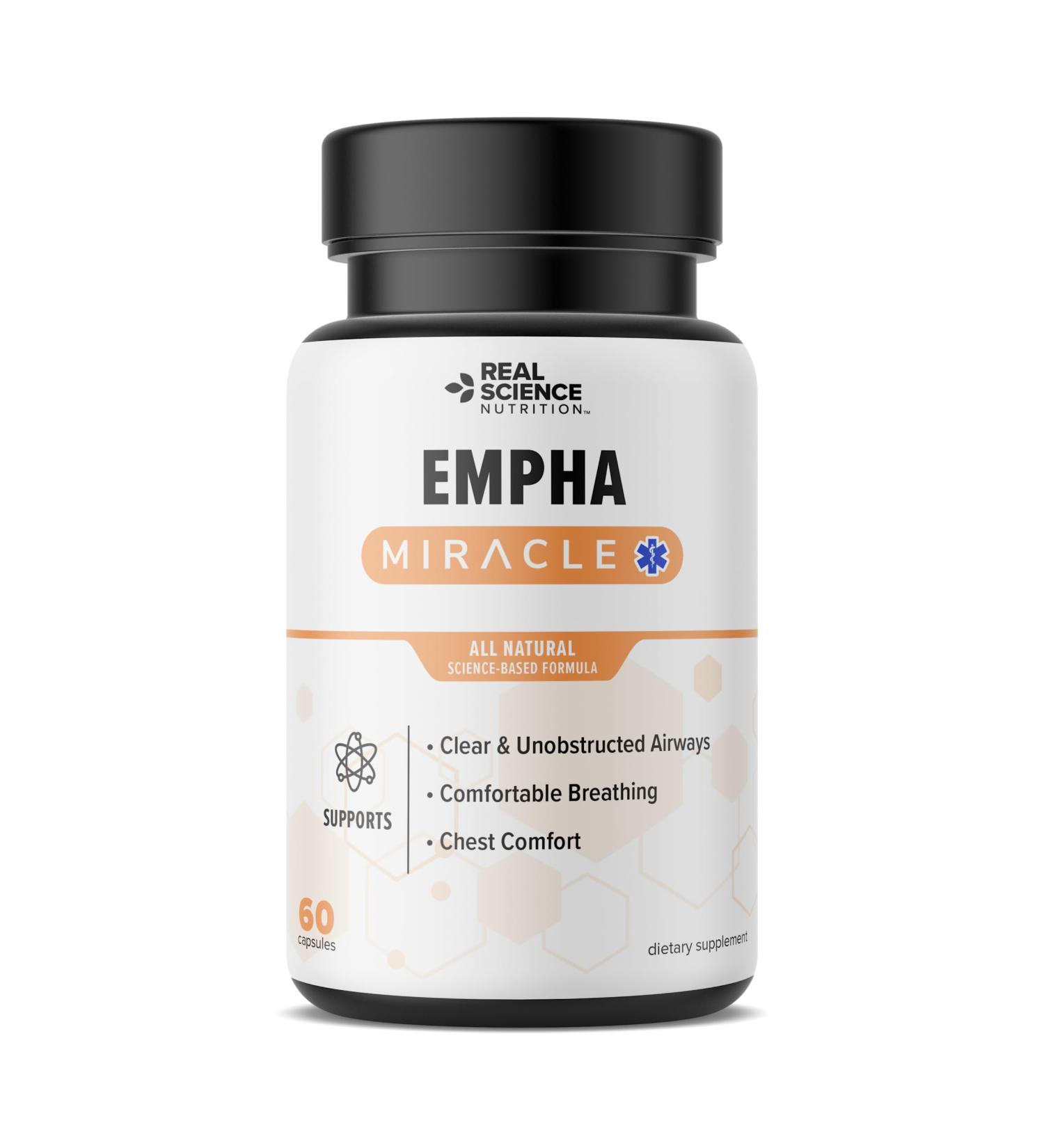 Empha Miracle Breathe Easy: Natural Supplement for Respiratory Health - Buy Online on GoSupps.com