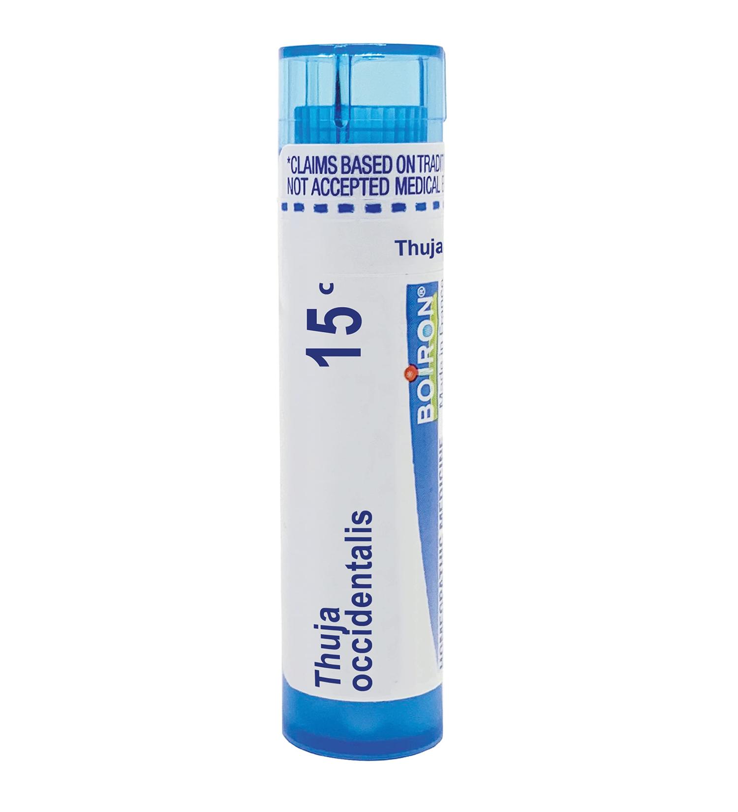 Buy Boiron Thuja Occidentalis 15C - Homeopathic Wart Removal Medicine (80 Pellets) | Fast International Shipping - Buy Online on GoSupps.com