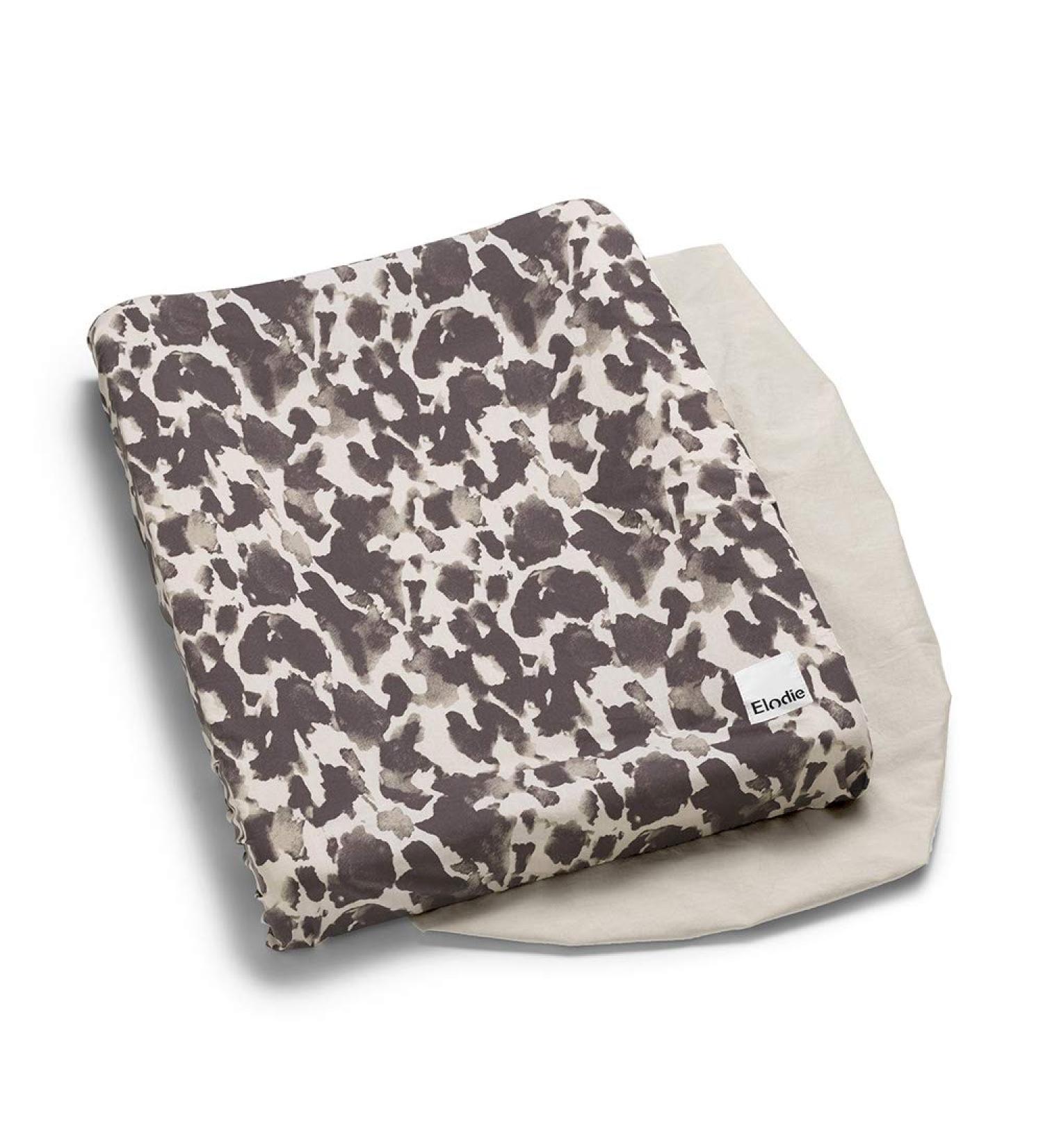 Elodie Details Changing Mat Cover (2 pcs) | Universal 100% Oeko-Tex Cotton 74x48 cm - Wild Paris Grey | International Shipping Available - Buy Online on GoSupps.com