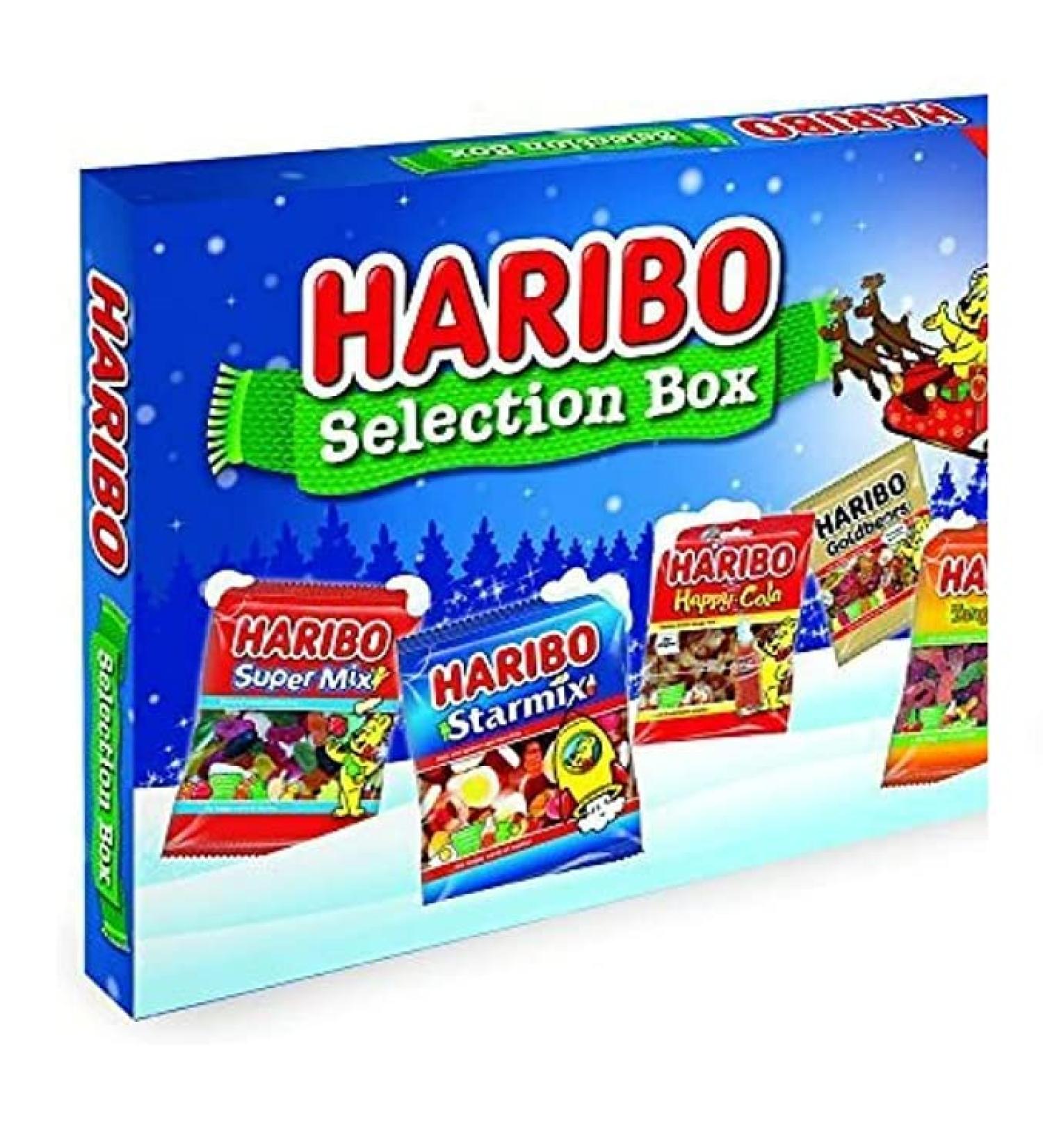 Christmas Selection Box 182g - Haribo's Selection Box with a Thank You Sticker - Christmas Sweet Treats For Kids and Adult