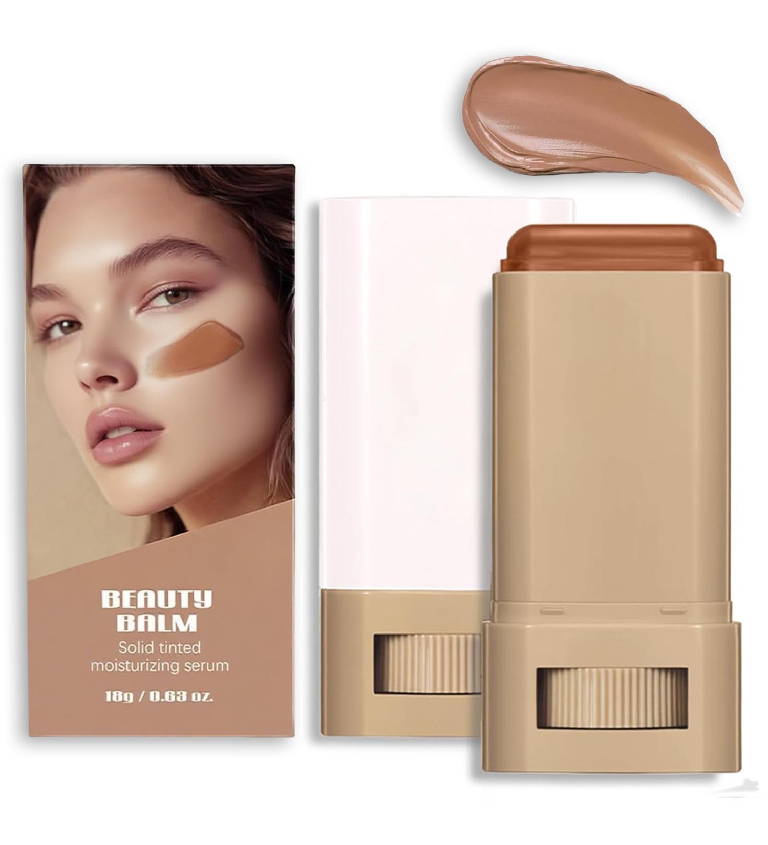 Foundation Stick Skin Tint for Black Women 6 Color Skin Tint Balm Face Solid Tinted Moisturizing Contour Stick Foundation 06 #6 - Buy Online on GoSupps.com