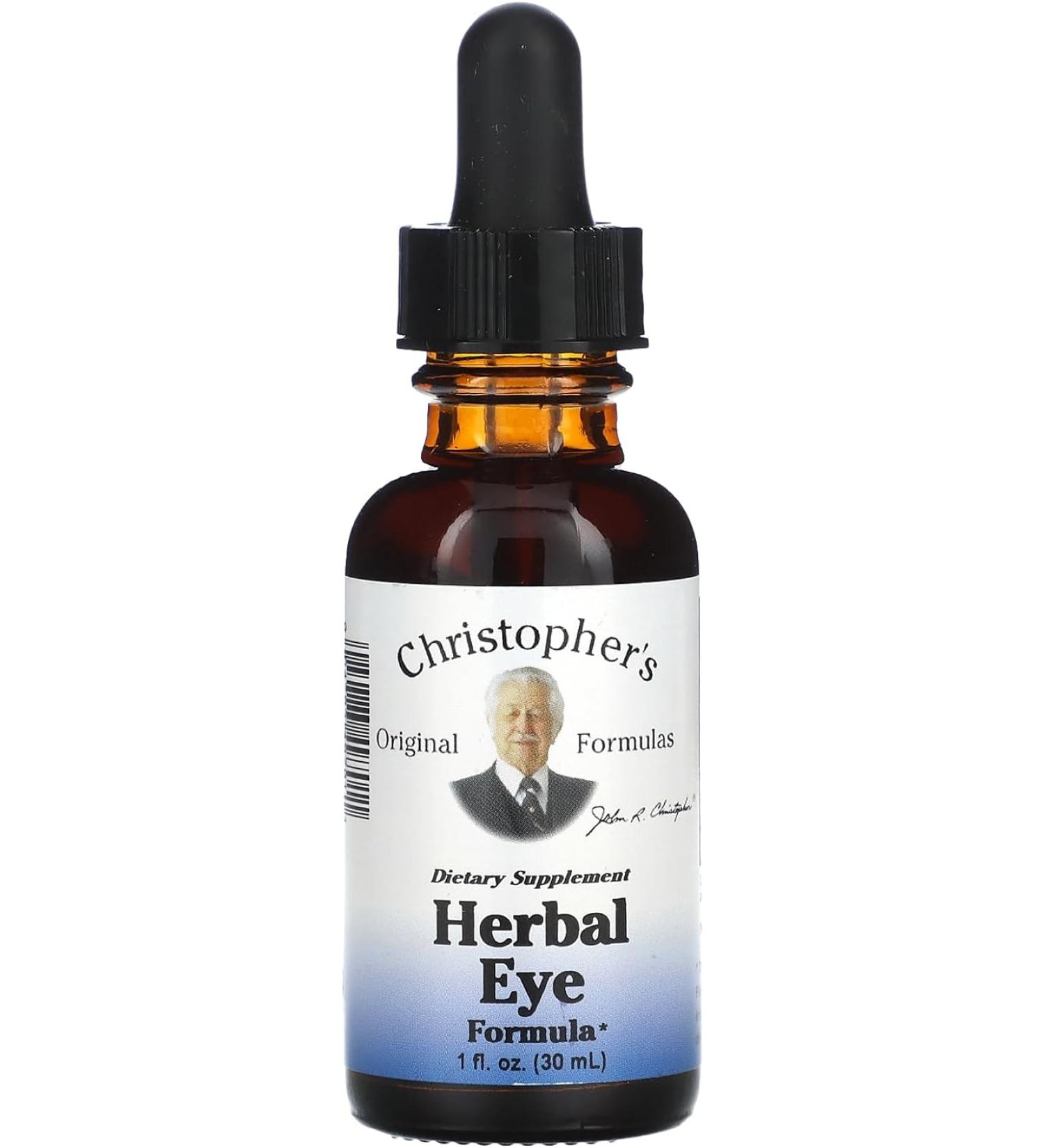 Dr Christopher's Herbal Eye Formula Extract  1 Fluid Ounce - Buy Online on GoSupps.com