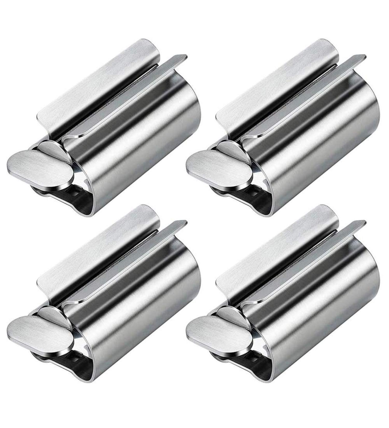 Gobesty Tubenquetscher - Stainless Steel Toothpaste Squeezer & Tube Press for Easy Bathroom Use | Best Toothpaste Expresser & Holder - Buy Online on GoSupps.com