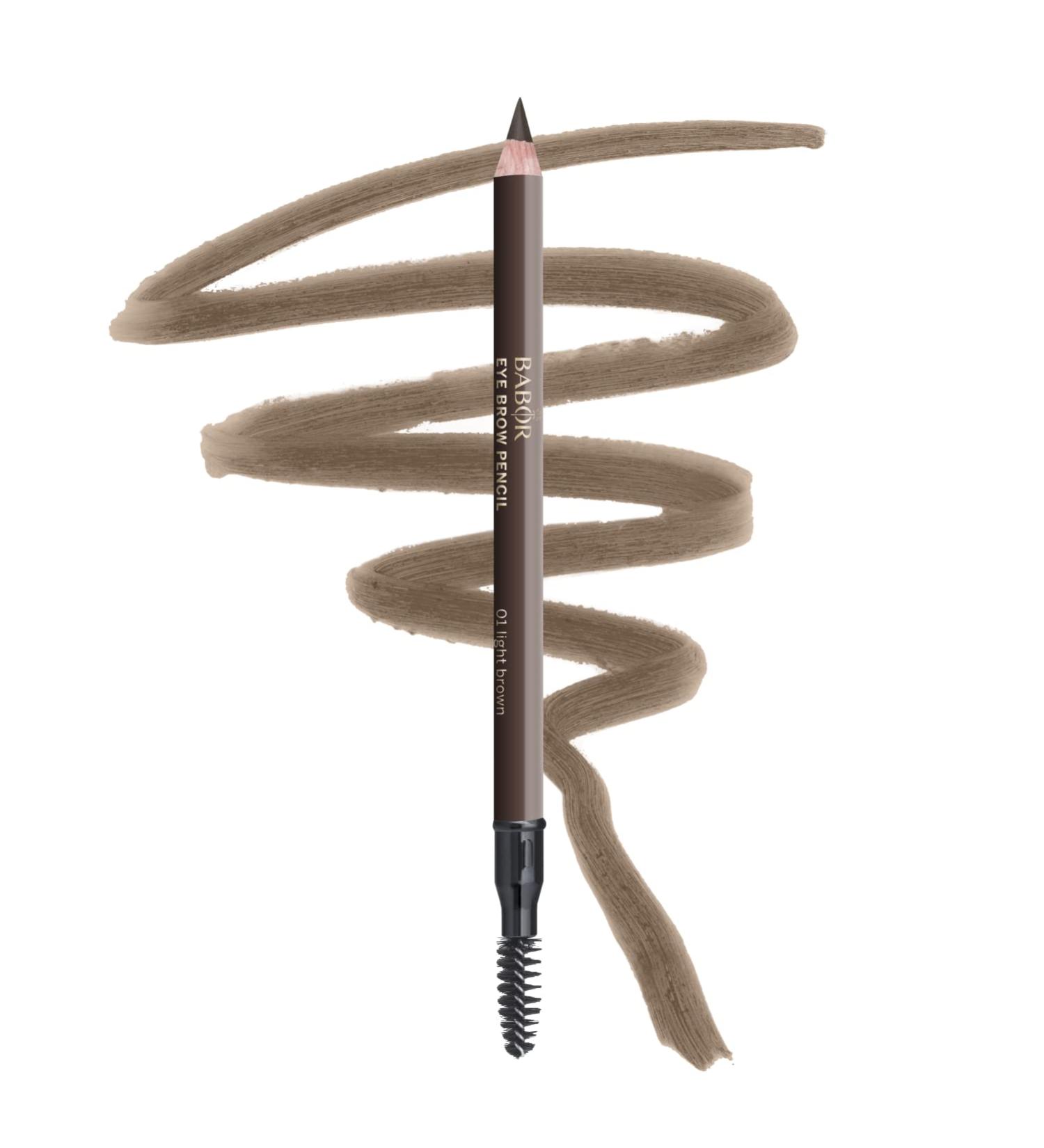 Babor Make Up Eyebrow Pencil - Long-Lasting Light Brown with Brush & Nourishing Shea Butter | 1g - Buy Online on GoSupps.com