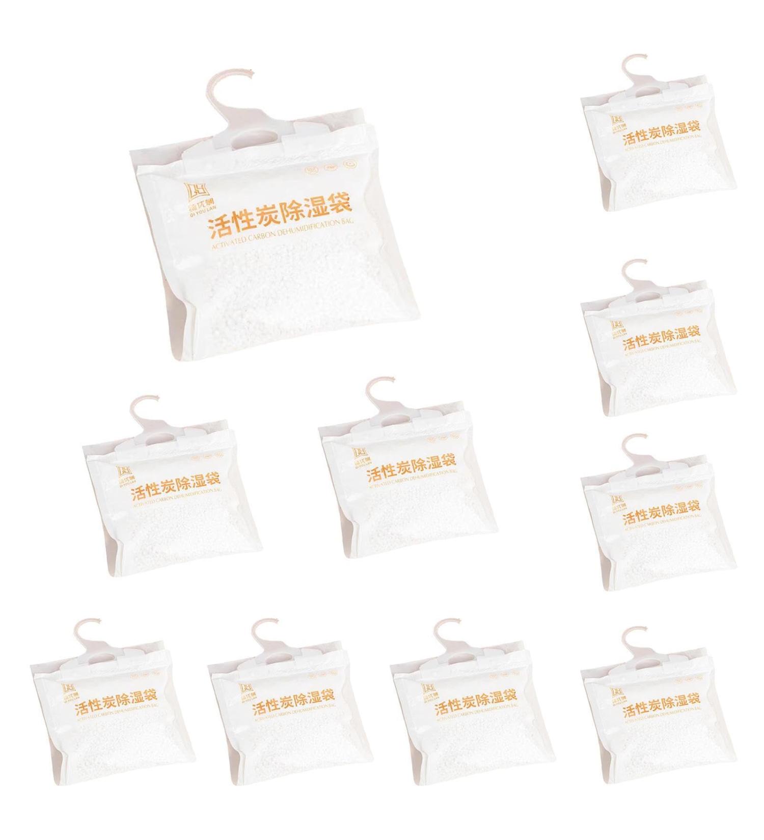 ZCEPLEM Moisture Absorber - High Hygroscopic Solution for Healthy Air | 100g x 10 Bags - Ideal for Kitchen Bathroom Wardrobe & More - Buy Online on GoSupps.com