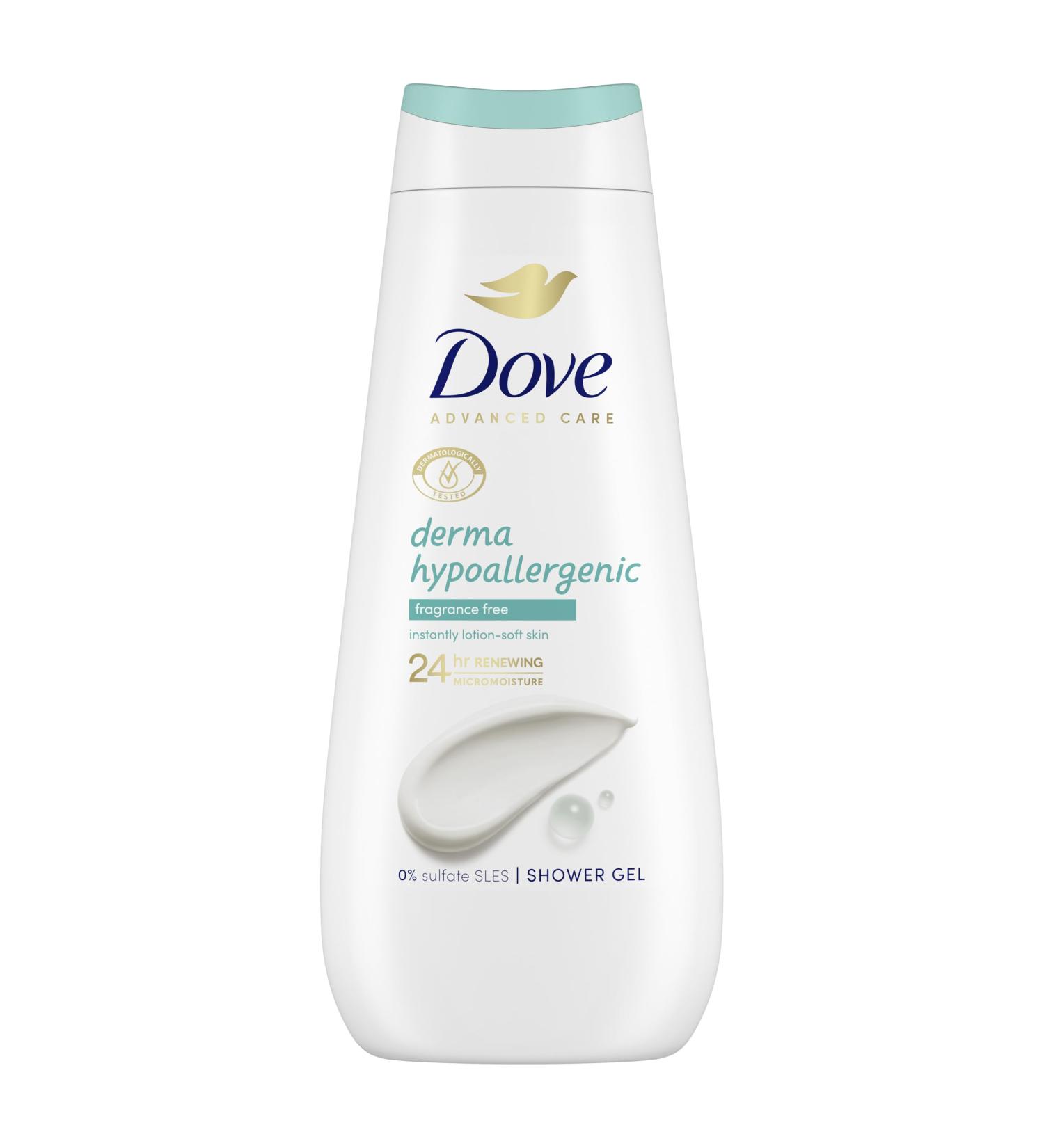  Dove Dove Hypo-Allergenic Douchecreme Derma 400ml - Buy Online on GoSupps.com