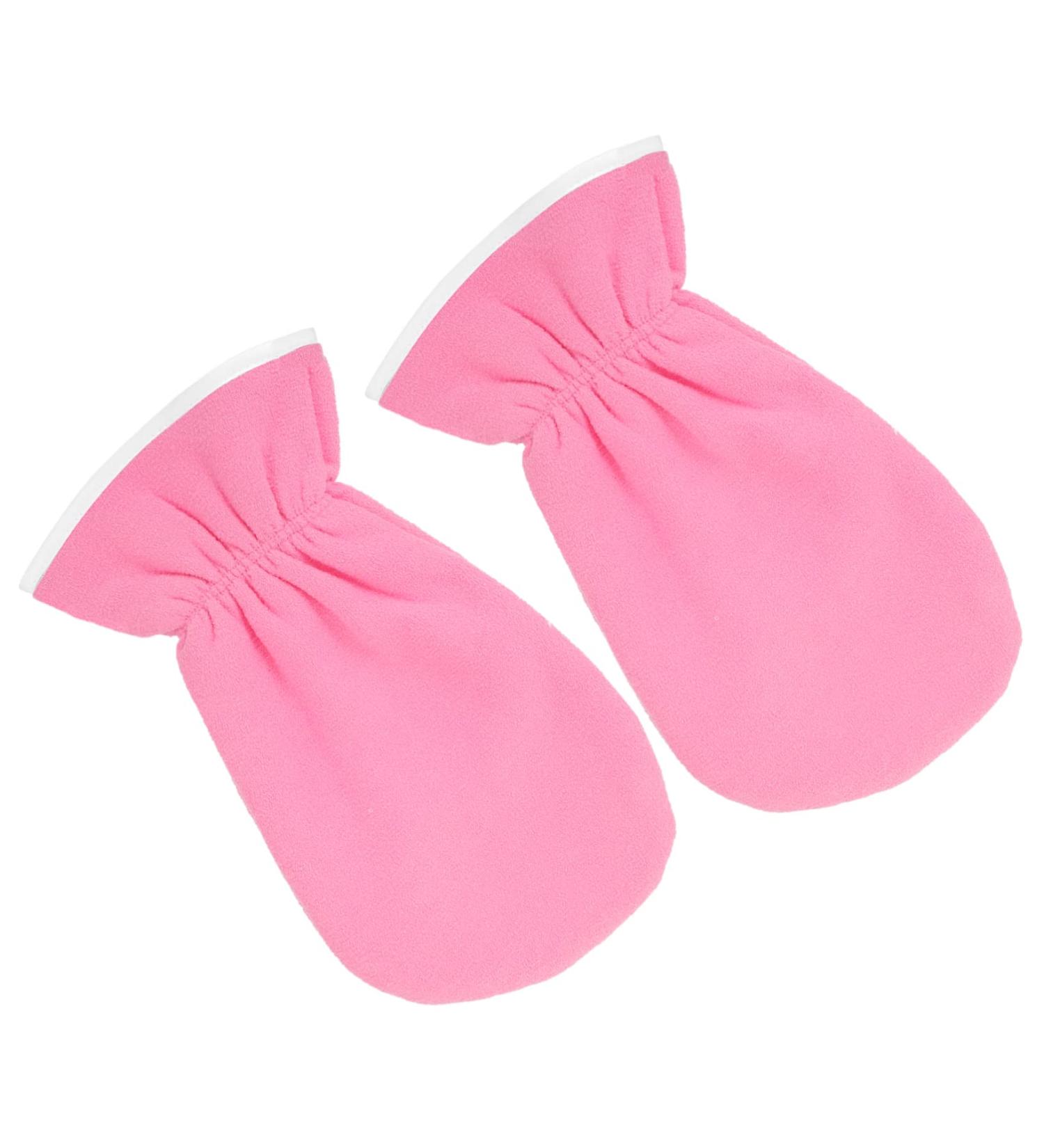 MERRYHAPY 1 Pair Exfoliating Hand Mask Dry Hands Gloves Skin Care Gloves Thickened Gloves Hand Care Gloves Overnight Moisturizing Gloves Dry Hands Lotion Spa Pink Flannel Care Bag 29x16cm - Buy Online on GoSupps.com