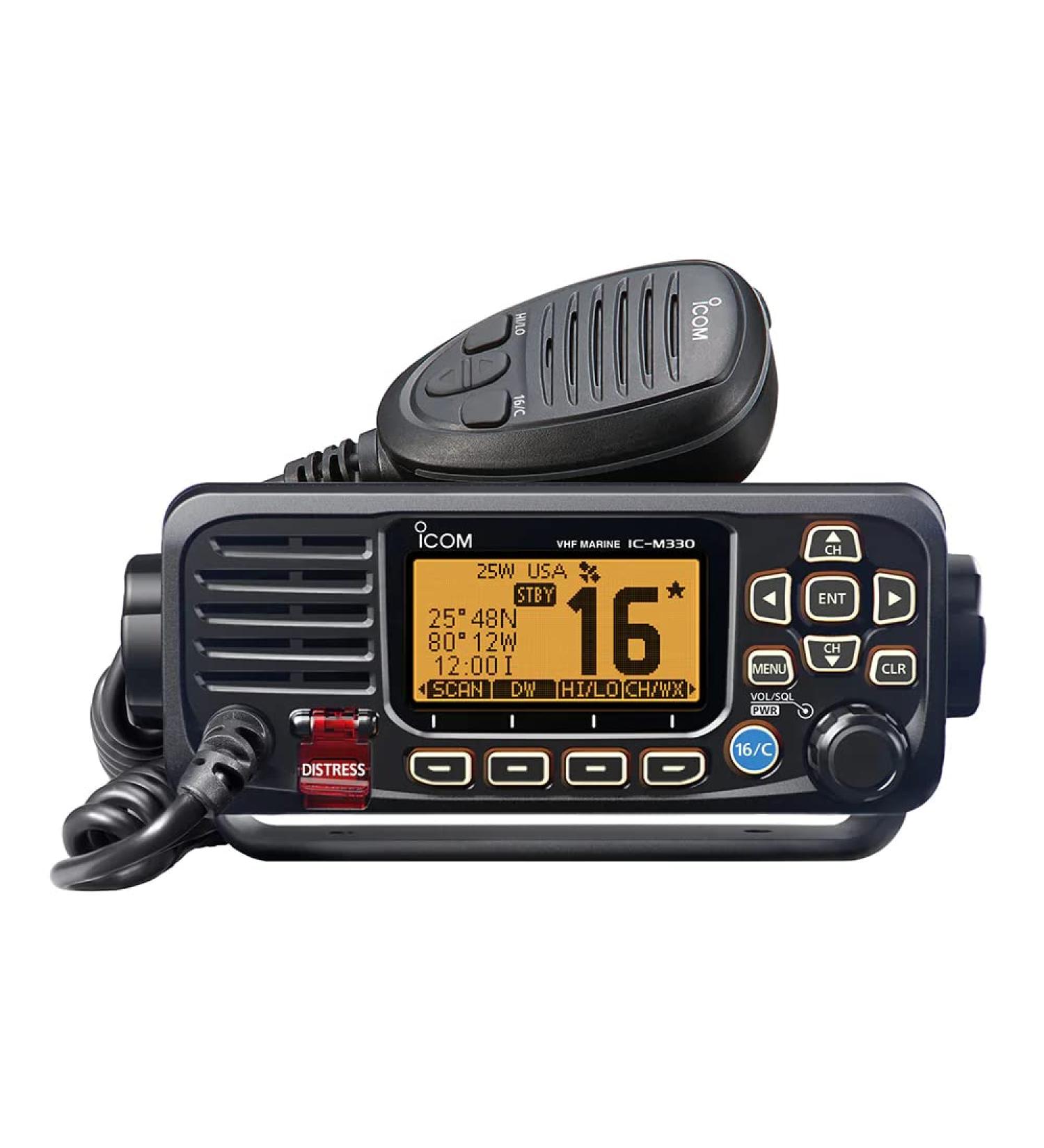 VHF, Basic, Compact, w/GPS, Black