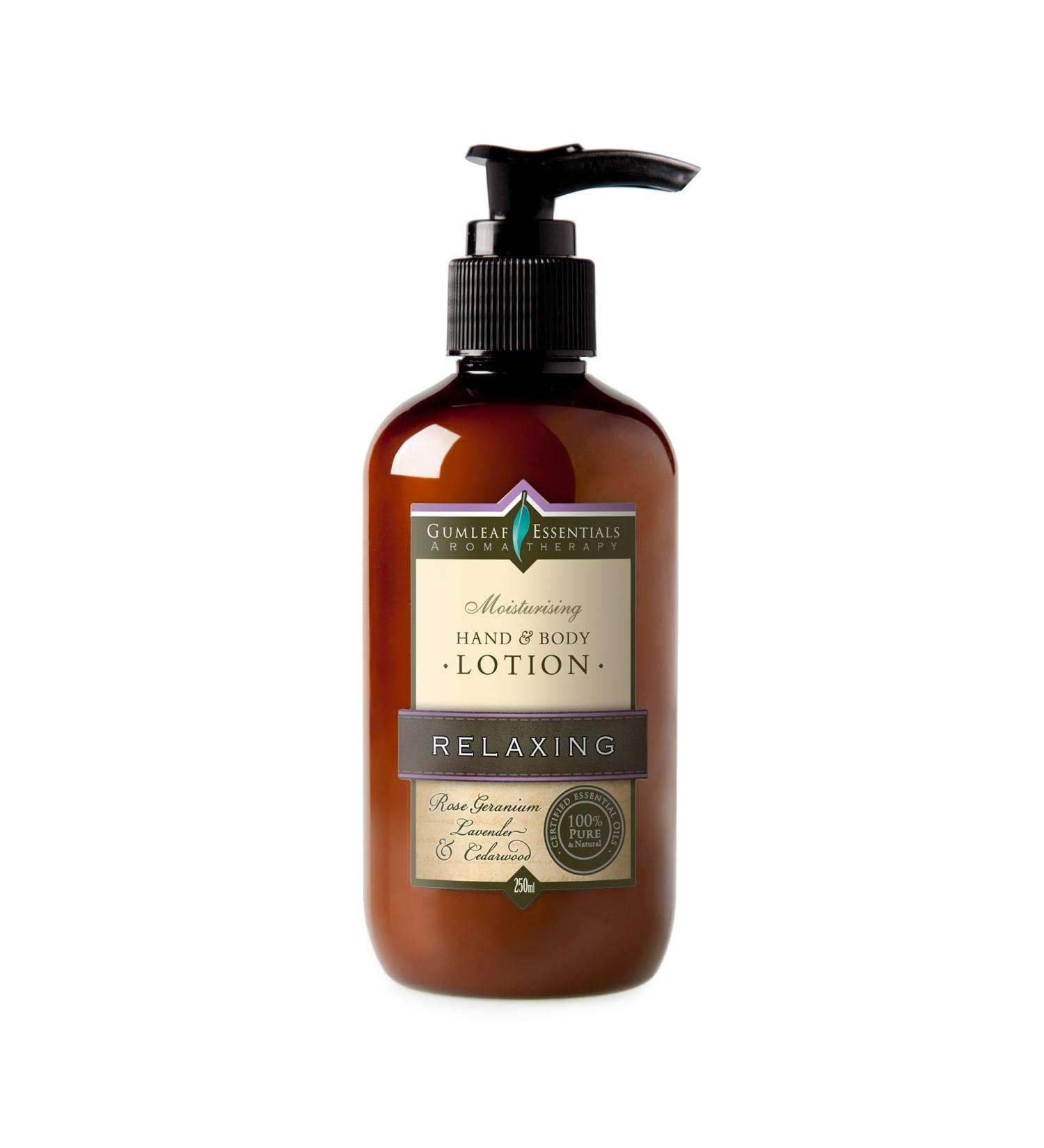 Gumleaf Essentials Relaxing Hand & Body Lotion - 8.5fl oz Australian Made & Owned Cruelty Free & Vegan 100% Pure & Natural - Buy Online on GoSupps.com