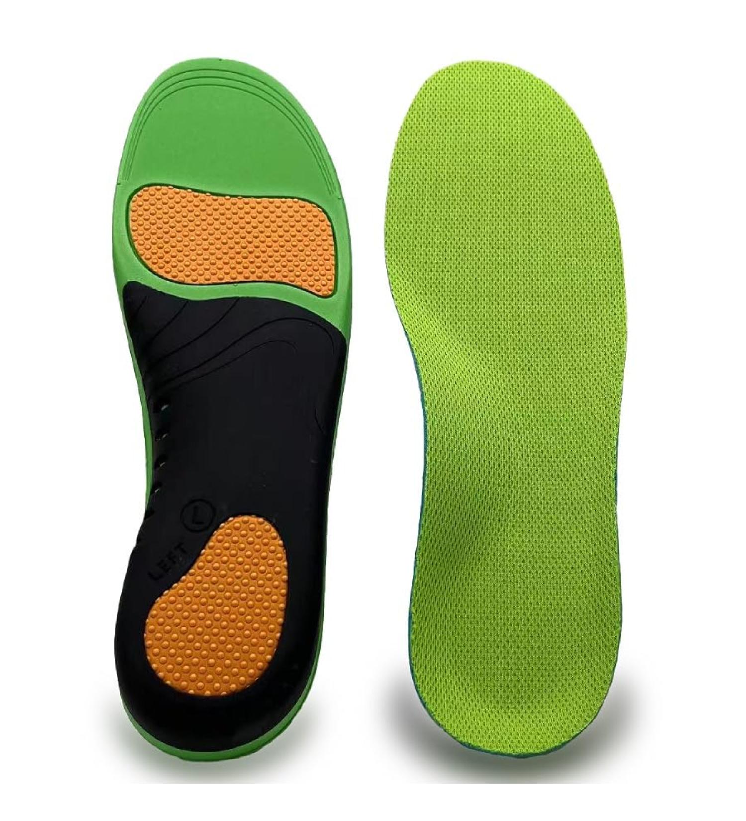 Plantar Fasciitis Insoles for Men & Women - High Arch Support Insoles for Flat Feet | Advanced Space Technology Nano Shoe Insoles for Ultimate Comfort - Buy Online on GoSupps.com