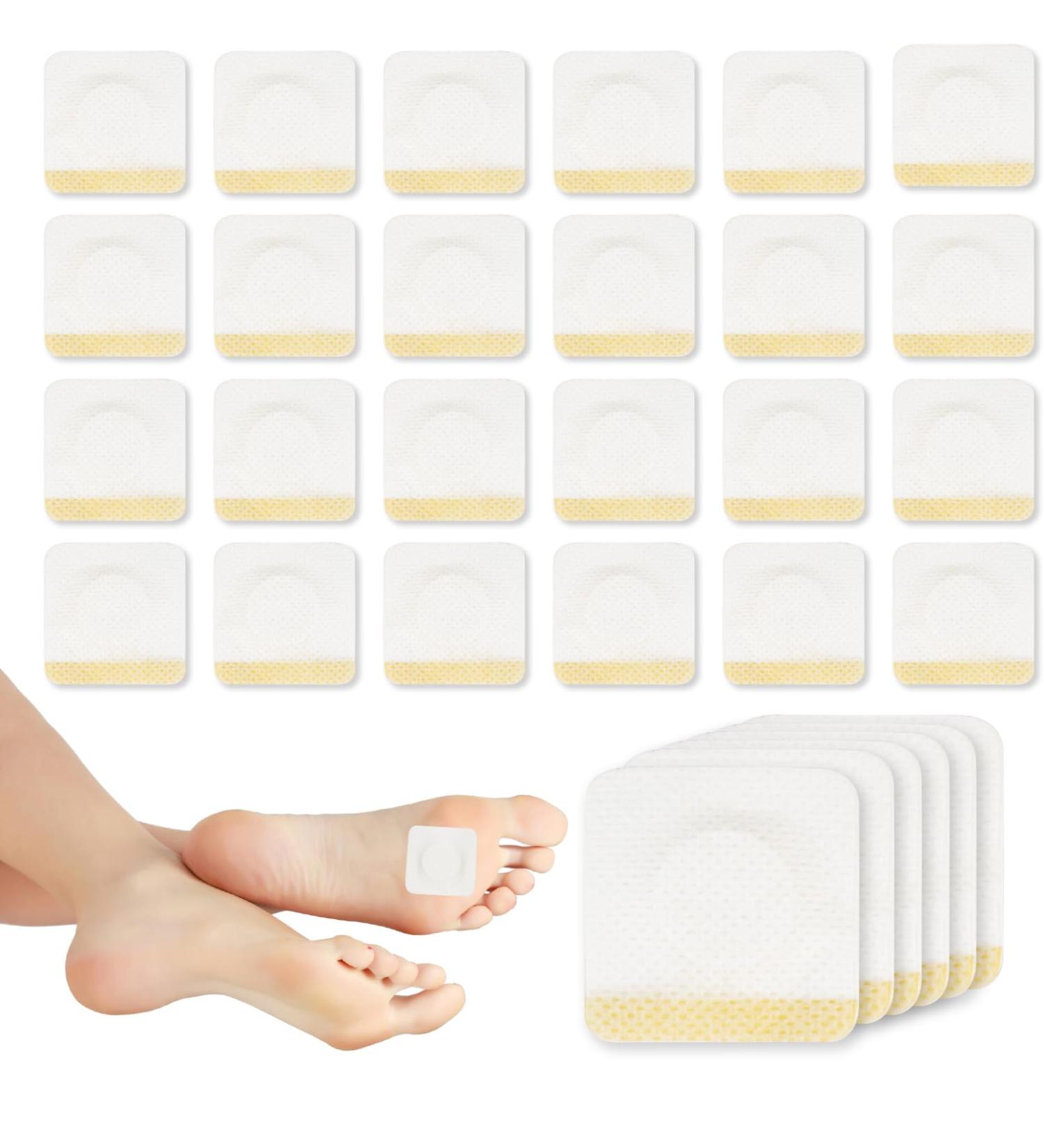 SmartMaster Bunion Cushions Pad 30 Pcs - Toe Fabric Soft Self Adhesive Bunion Relief Pads - Anti Friction & Foot Heel Pain Relief - Square Design - White - Buy Online on GoSupps.com