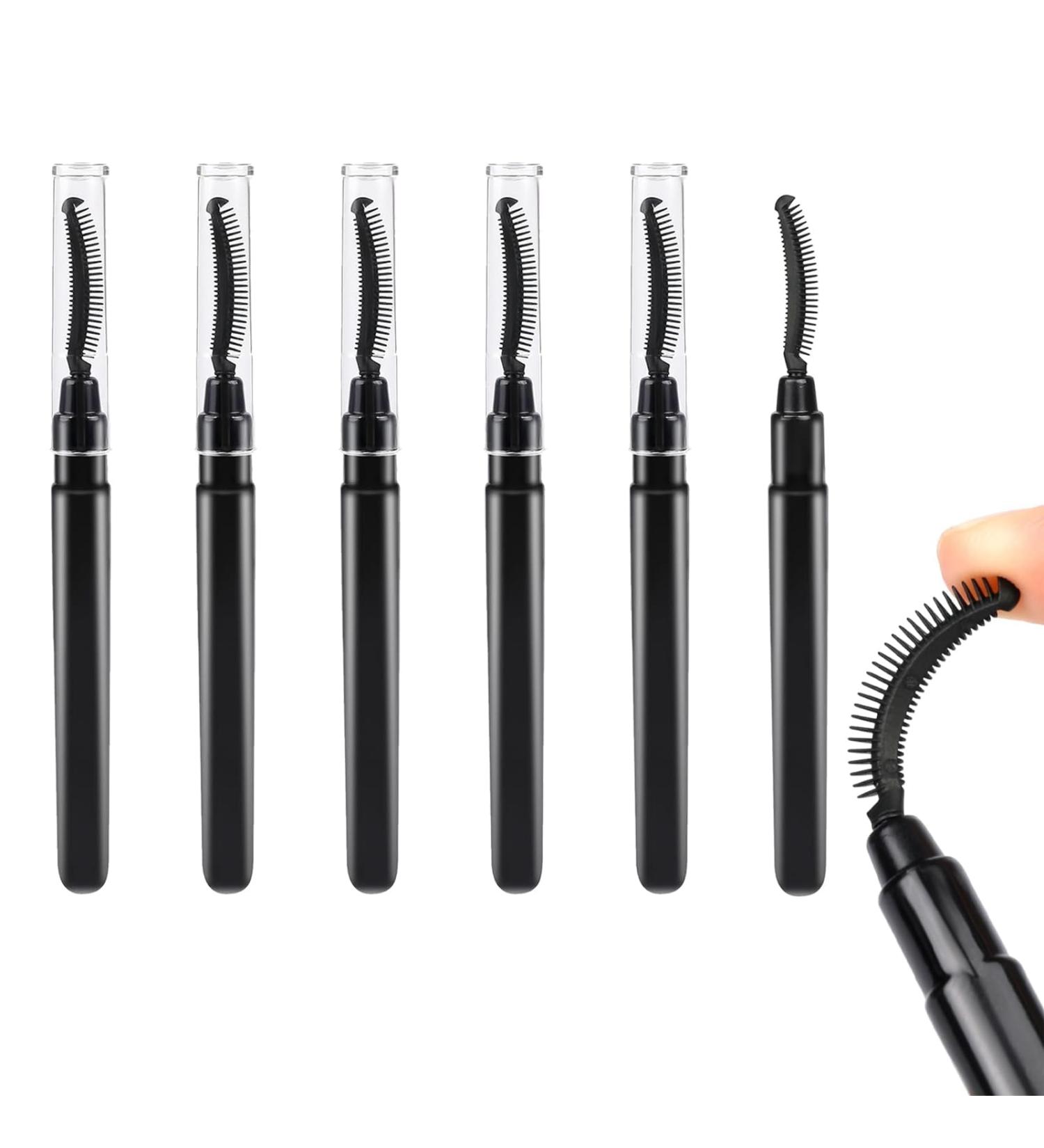 6-Piece Eyelash Combs Set | Eyelash Definer & Separator with Mascara Bar | Black Eyebrow Brush & Cutting Tools for Perfect Lash Separation - Buy Online on GoSupps.com