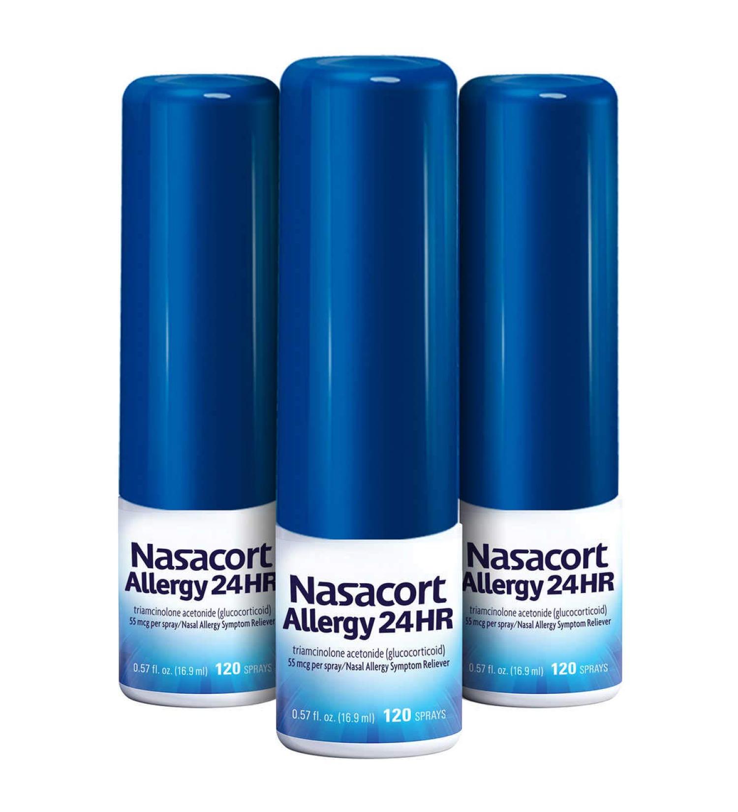 Nasacort Allergy 24hr Non-Drip Nasal Spray (120 sprays 3 pk..)