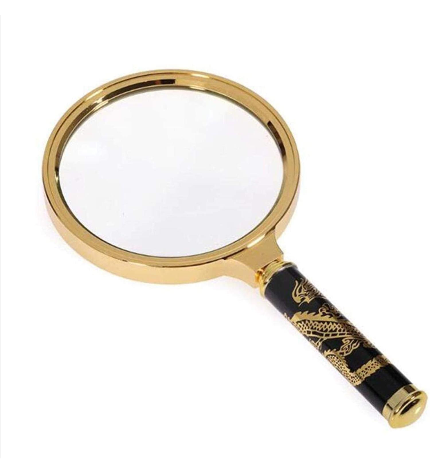 Lightweight Magnifying Glass 10 Times Magnifying Glass with Exquisite Dragon Pattern Handle Used for Reading Watch Repair Tool Lofty Ambition - Buy Online on GoSupps.com