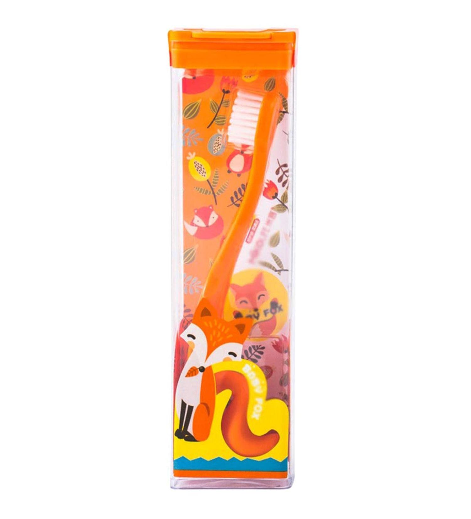 Pretty Little Fox Extra Soft Manual Toothbrush for Toddlers Aged 4-12 | Individually Packaged Children's Body Care - Buy Online on GoSupps.com