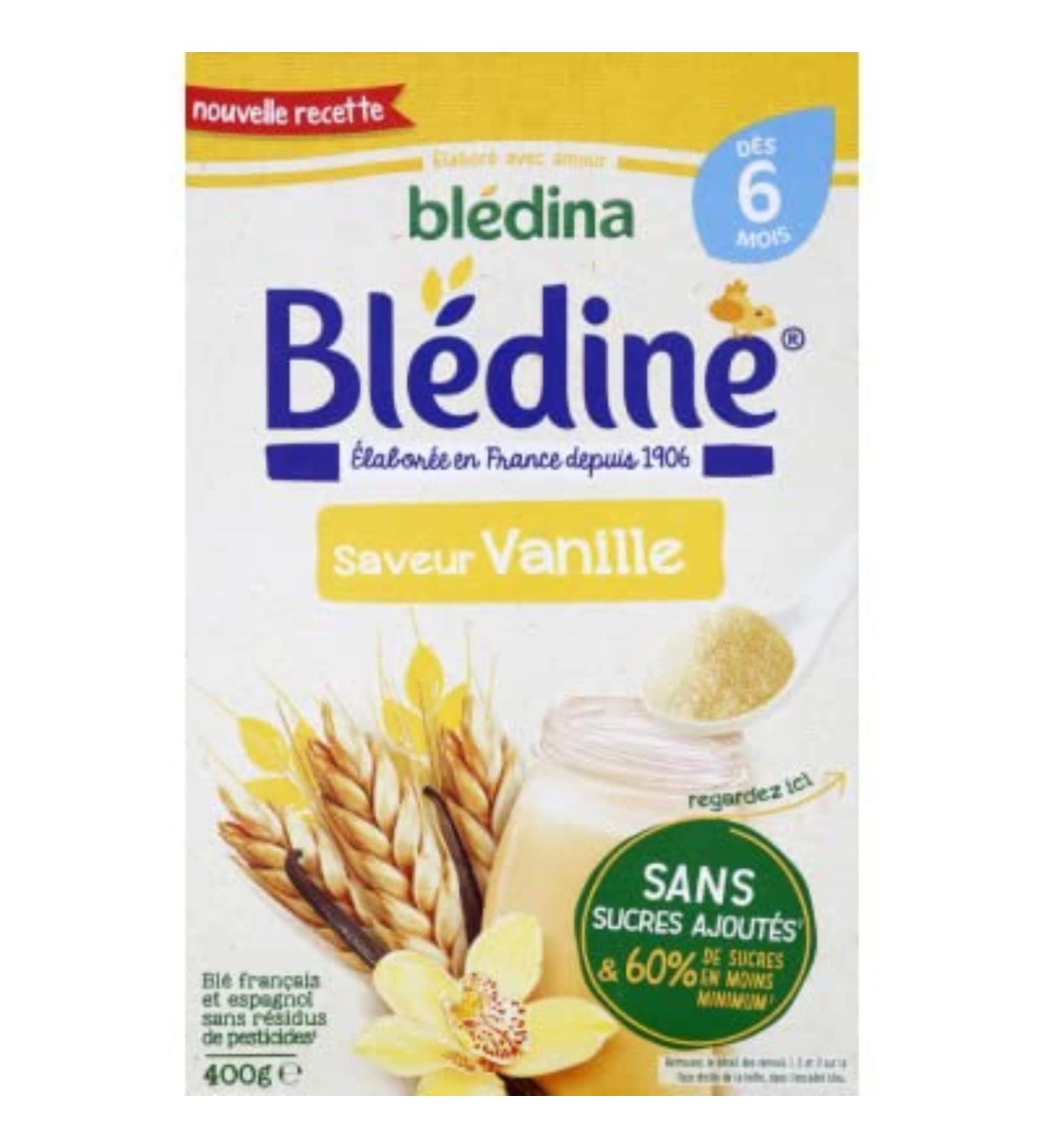 Blédina Instant cereal preparation, vanilla flavor - The package of 400 g