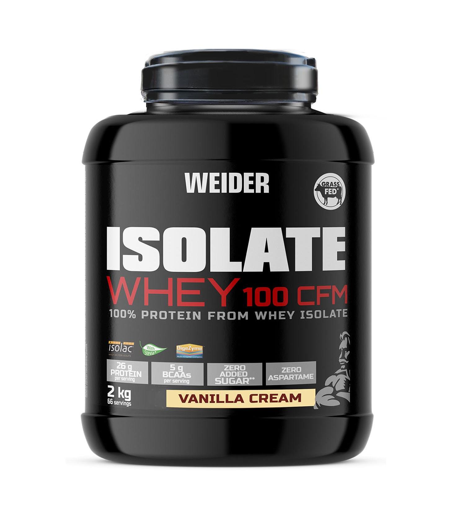  Weider Weider Isolate Whey 100 CFM Vanilla Cream 2 kg - Buy Online on GoSupps.com