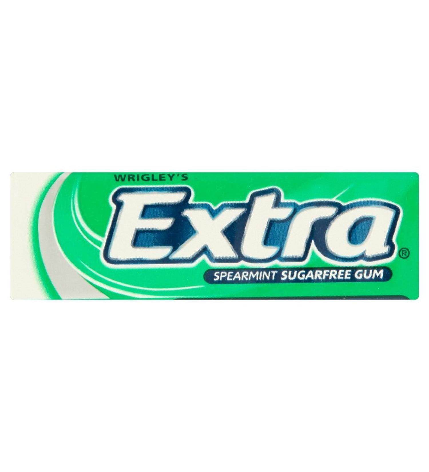 Wrigley's Extra Spearmint Sugar Free Gum 14 g (30 x 10 pieces)