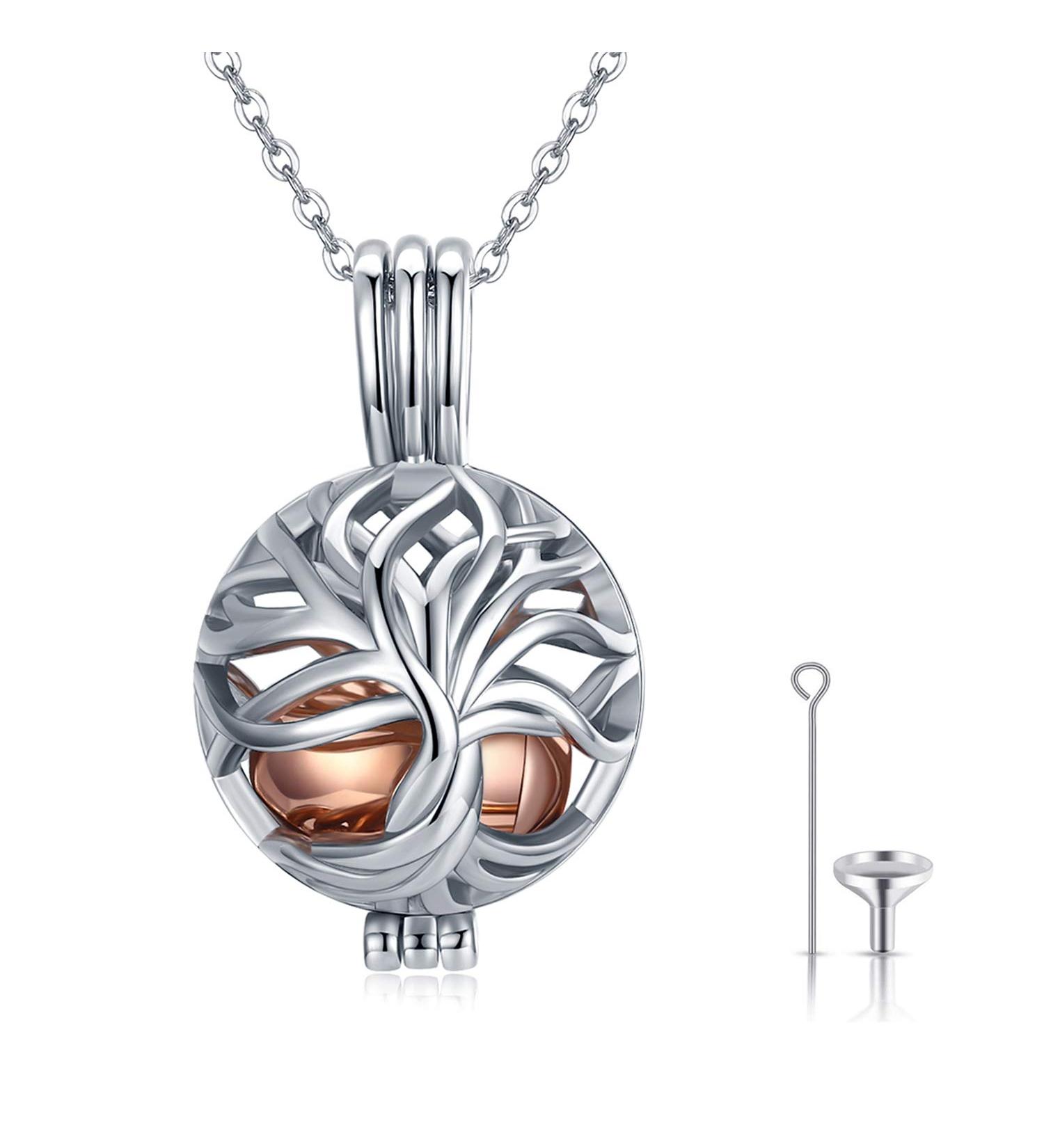 Elegant 925 Sterling Silver Urn Pendants - Memorial Jewelry for Women | Dragonfly Moonstone & Heart Designs - Buy Online on GoSupps.com
