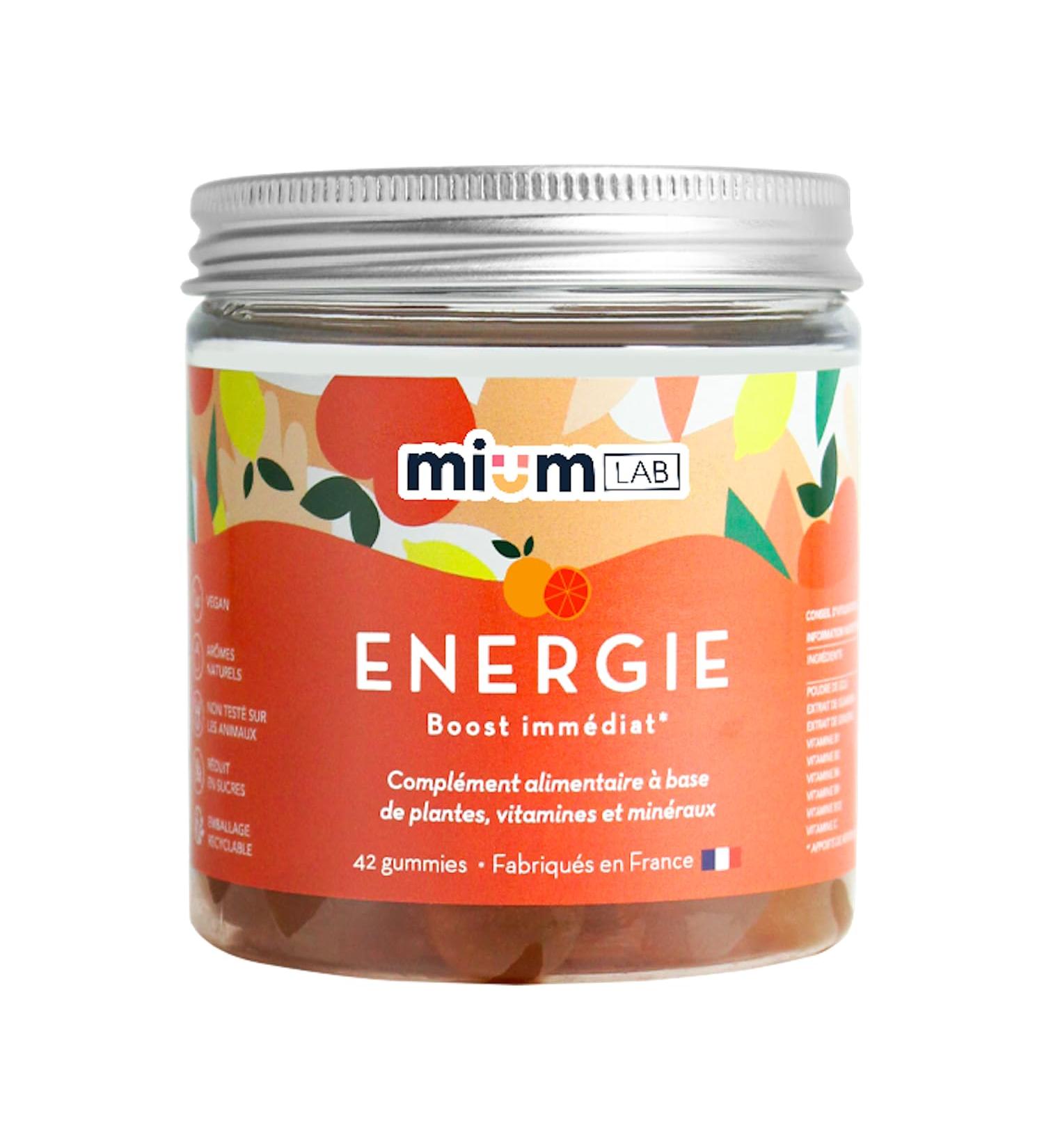mium Lab - Energy Supplement - Boost Gummies - Reduces Fatigue - 21 Day Cure - 100% French - Guarana Ginseng Vitamins C B12 - Buy Online on GoSupps.com