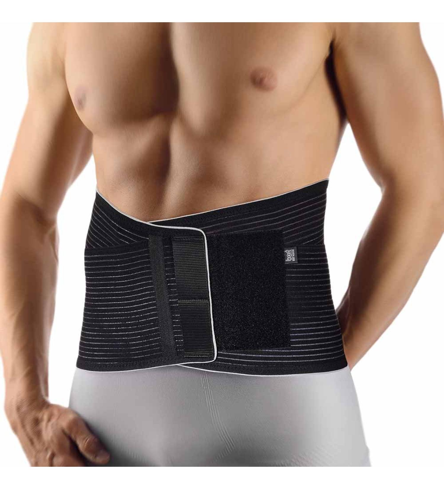 Bort VarioBasic back bandage lumbar back support bandage elastic black LL Black