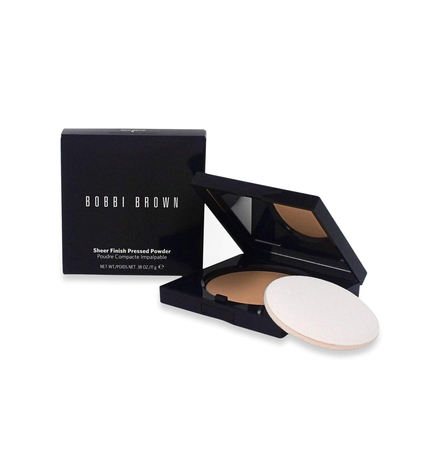 Bobbi Brown Sheer Finish Pressed Powder - 06 Warm Natural 11g/0.38oz for Women - Buy Online on GoSupps.com
