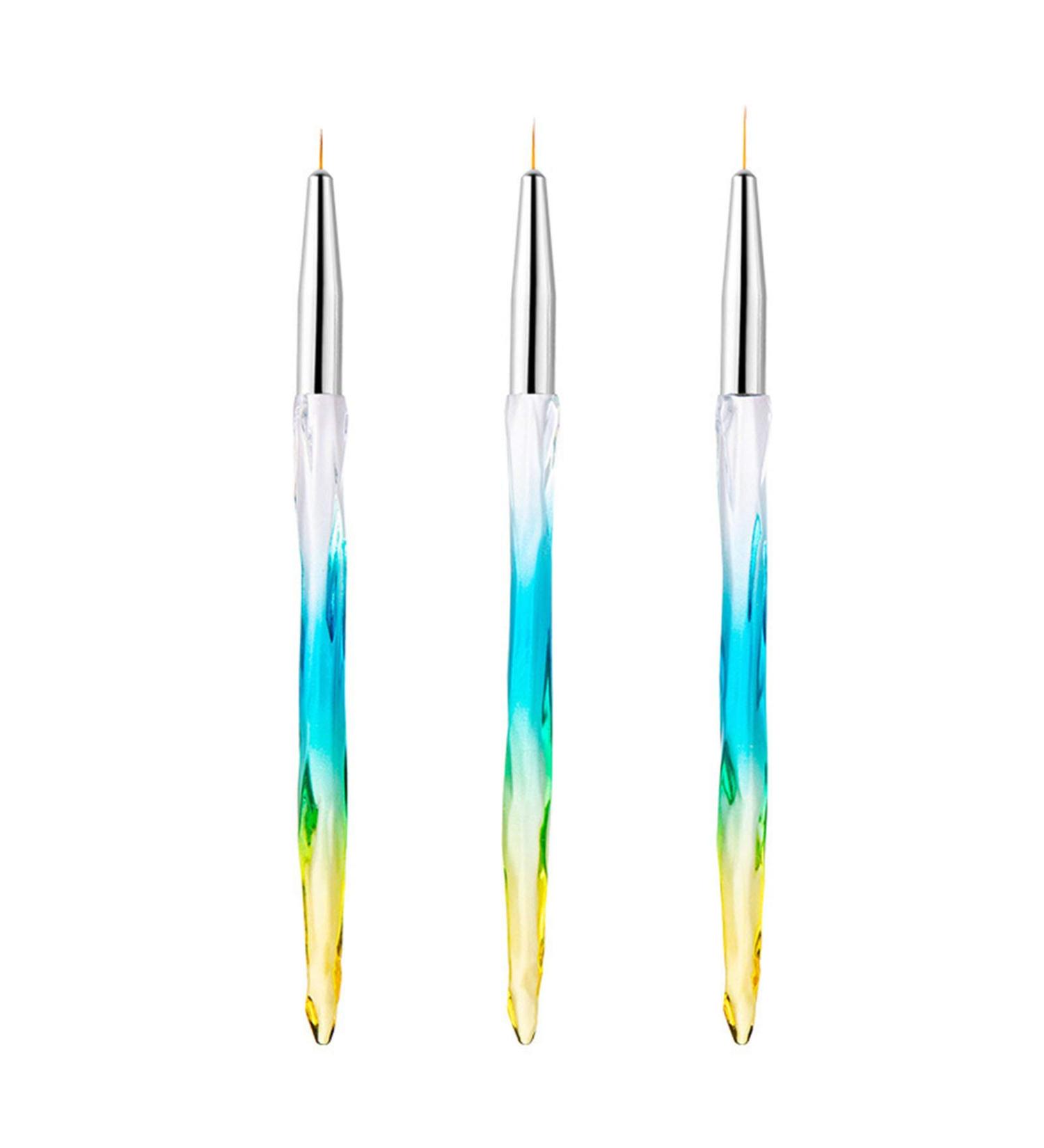 3 Pieces Nail Draw Line Pens Set - Perfect for Professional & Home Nail Art Painting - Buy Online on GoSupps.com