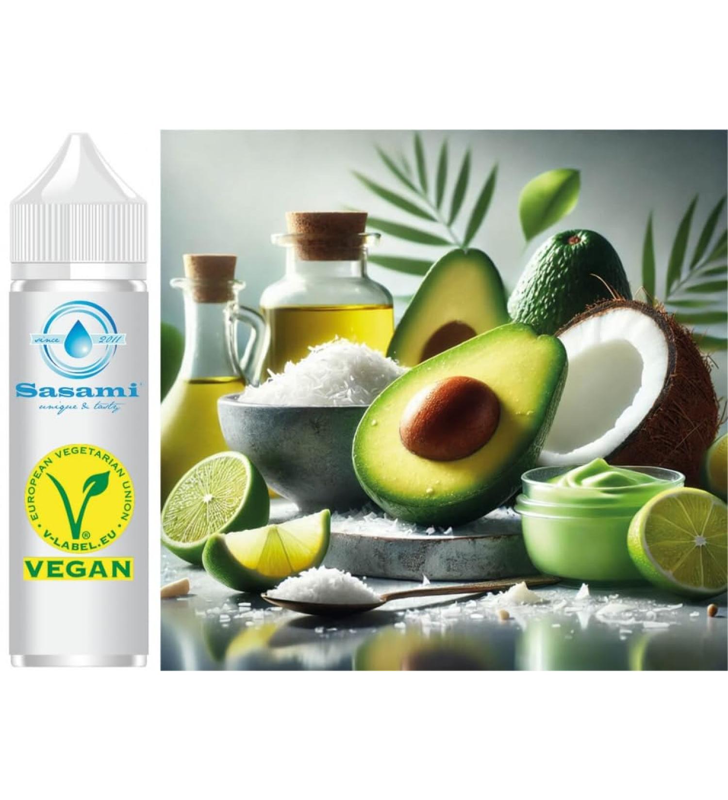 Avocado Zest Avocado Concentrate Coconut Lime Vegan Sasami 10ml