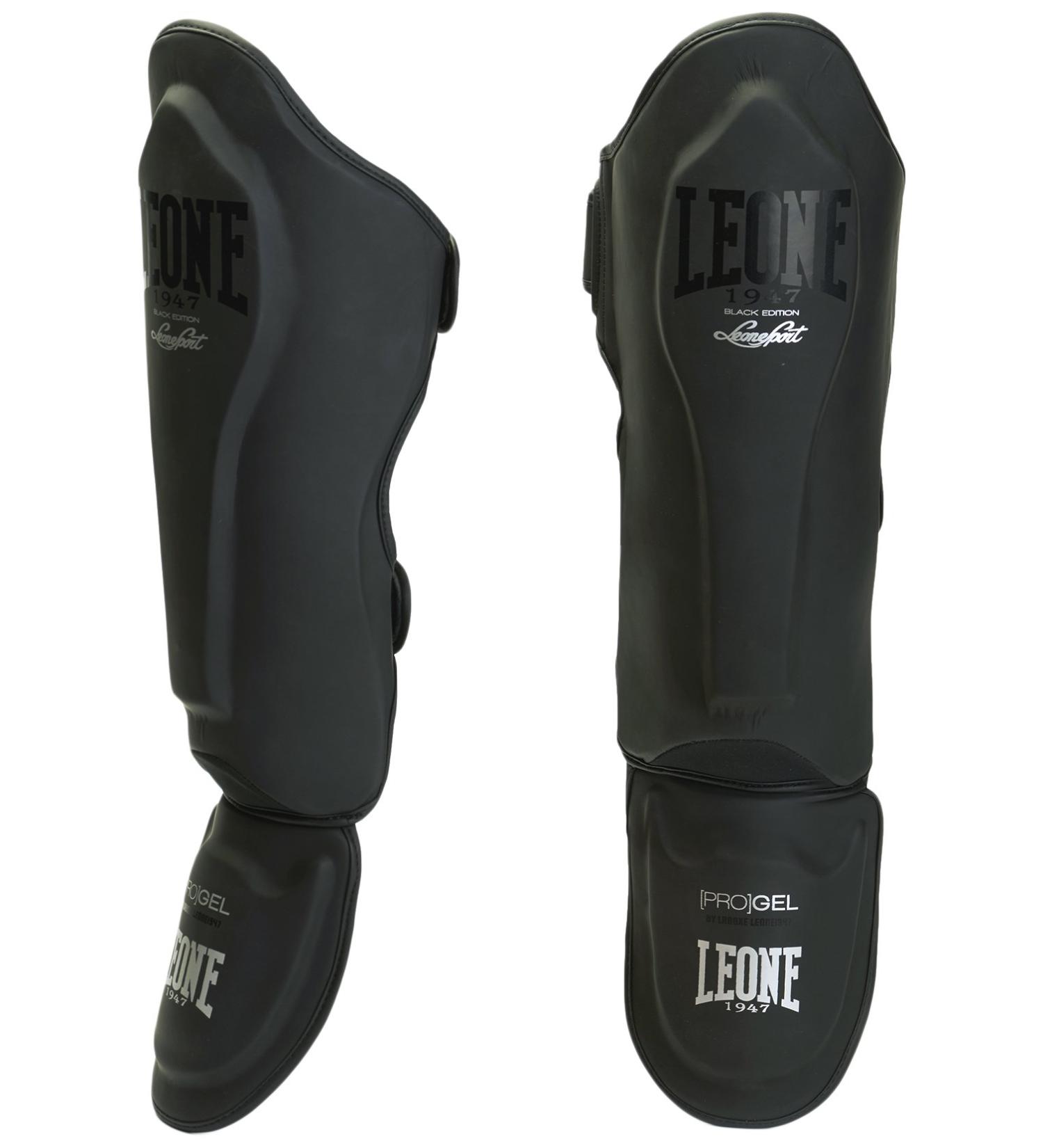 LEONE 1947 PT119 M Black Shin Guards - Premium Protection for All Sports | International Shipping Available - Buy Online on GoSupps.com