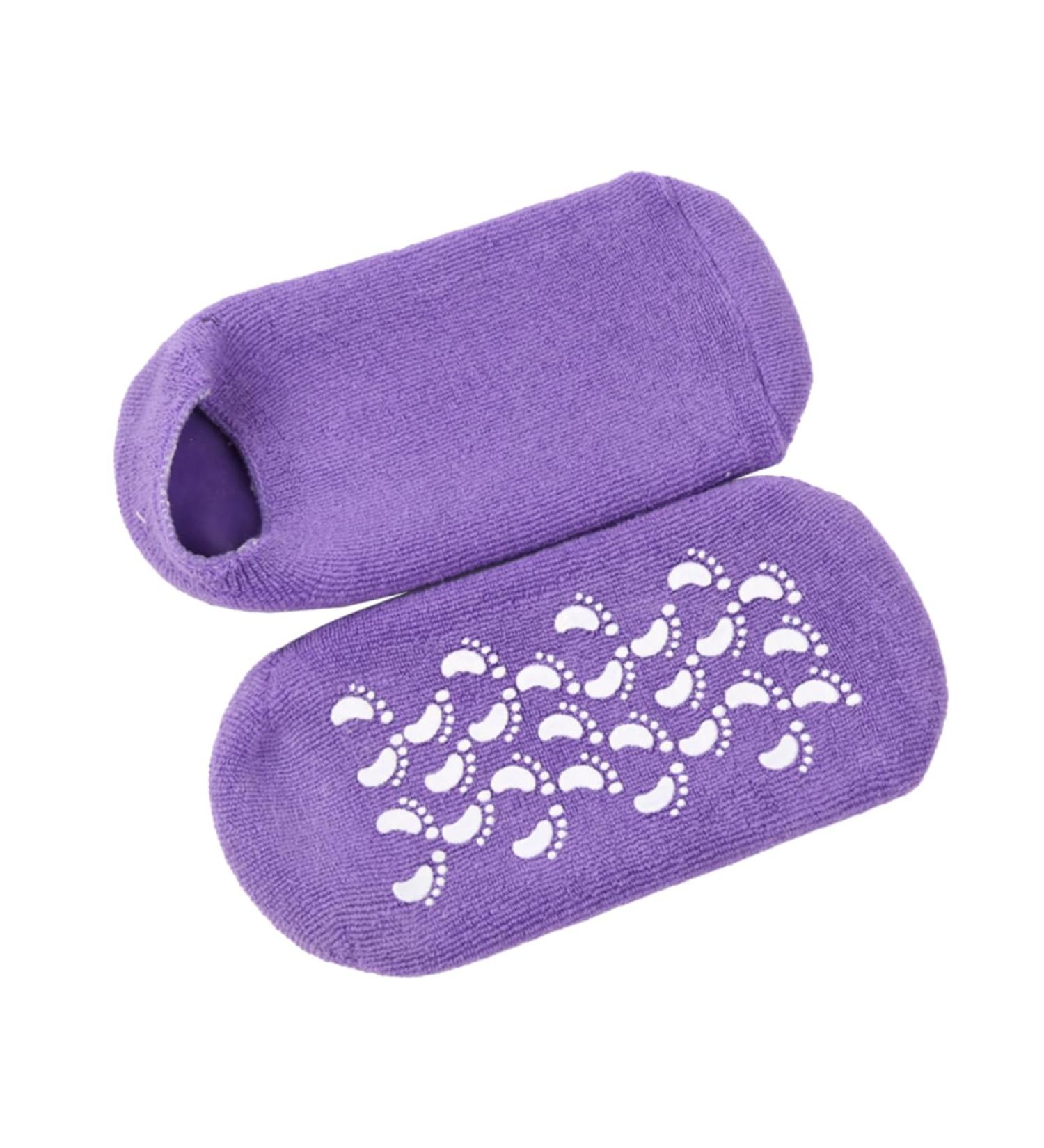 DOITOOL 1 Pair Cotton Sock Moisturizing Women Socks Women Spa Socks Hard Skin Repair Socks Moisturizing Socks Womens High Heels Womens Block Heels Foot Gel Purple Miss - Buy Online on GoSupps.com