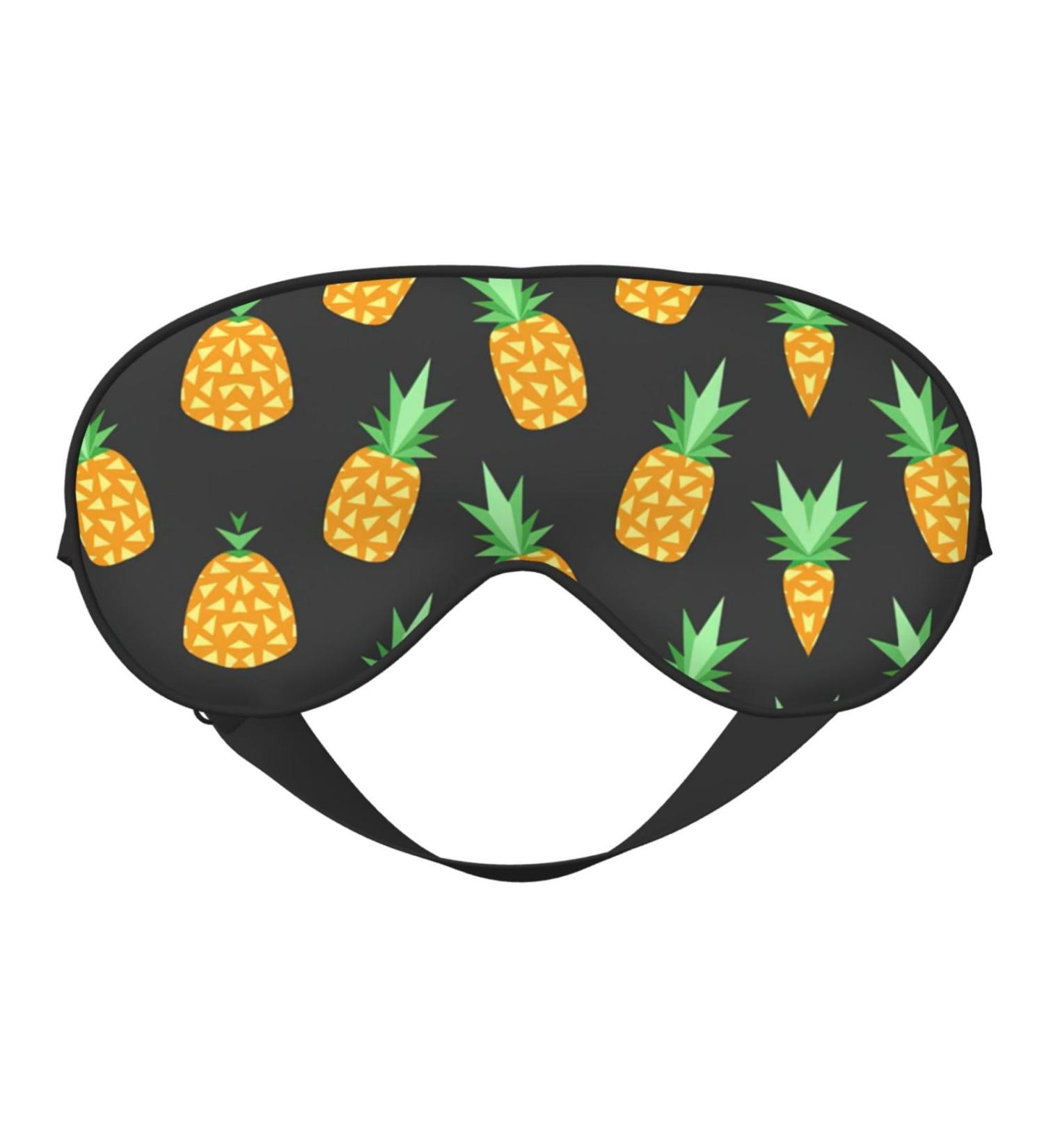 Buy Adjustable Pineapple Sleep Mask | Breathable & Fashionable Eye Mask for Comfortable Sleep | International Shipping - Buy Online on GoSupps.com