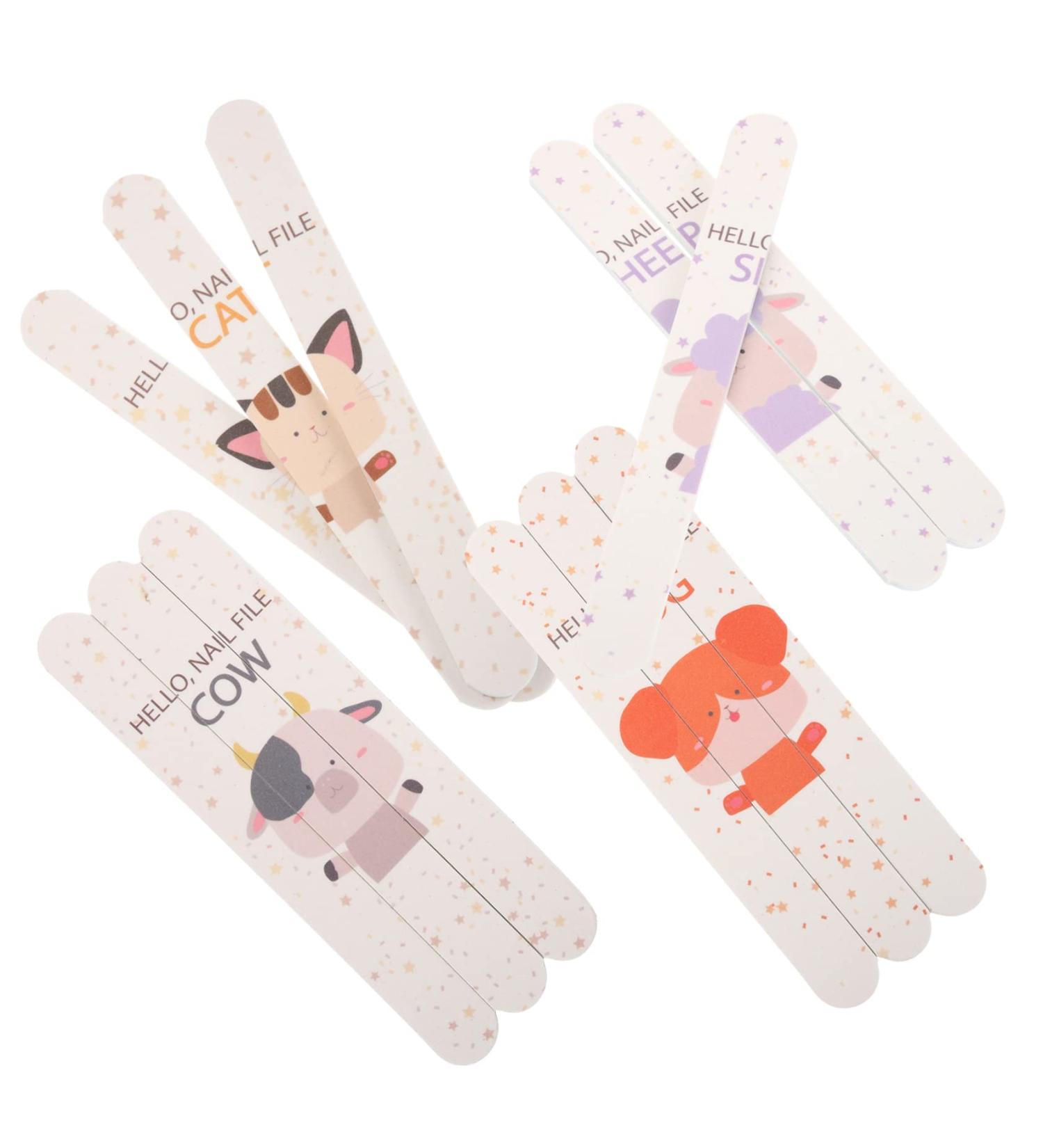 FRCOLOR 24 Pieces Cuticle Knife Toenail Clippers Fingernail Clippers Nail Scissors Nail Files Tool Nail Care Files Double-Sided Nail Buffer Cute Buffer Block Suite EVA Sandpaper - Buy Online on GoSupps.com