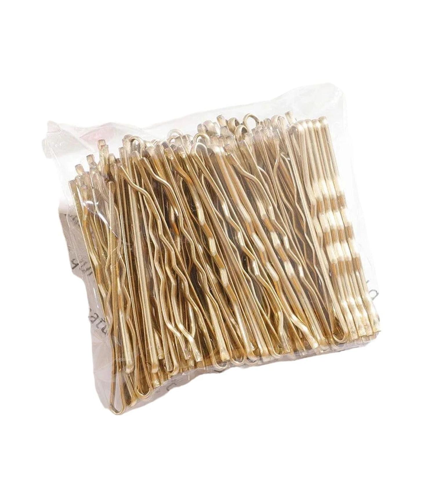 New 2025 50-100Pcs Hair Waved U-Shaped Pin Barrette Salon Grip Clip Hairpins Black Metal Hair Accessories For Bun Gifts Women New For Jewelry Fashion Accessories Creative Gift - Buy Online on GoSupps.com