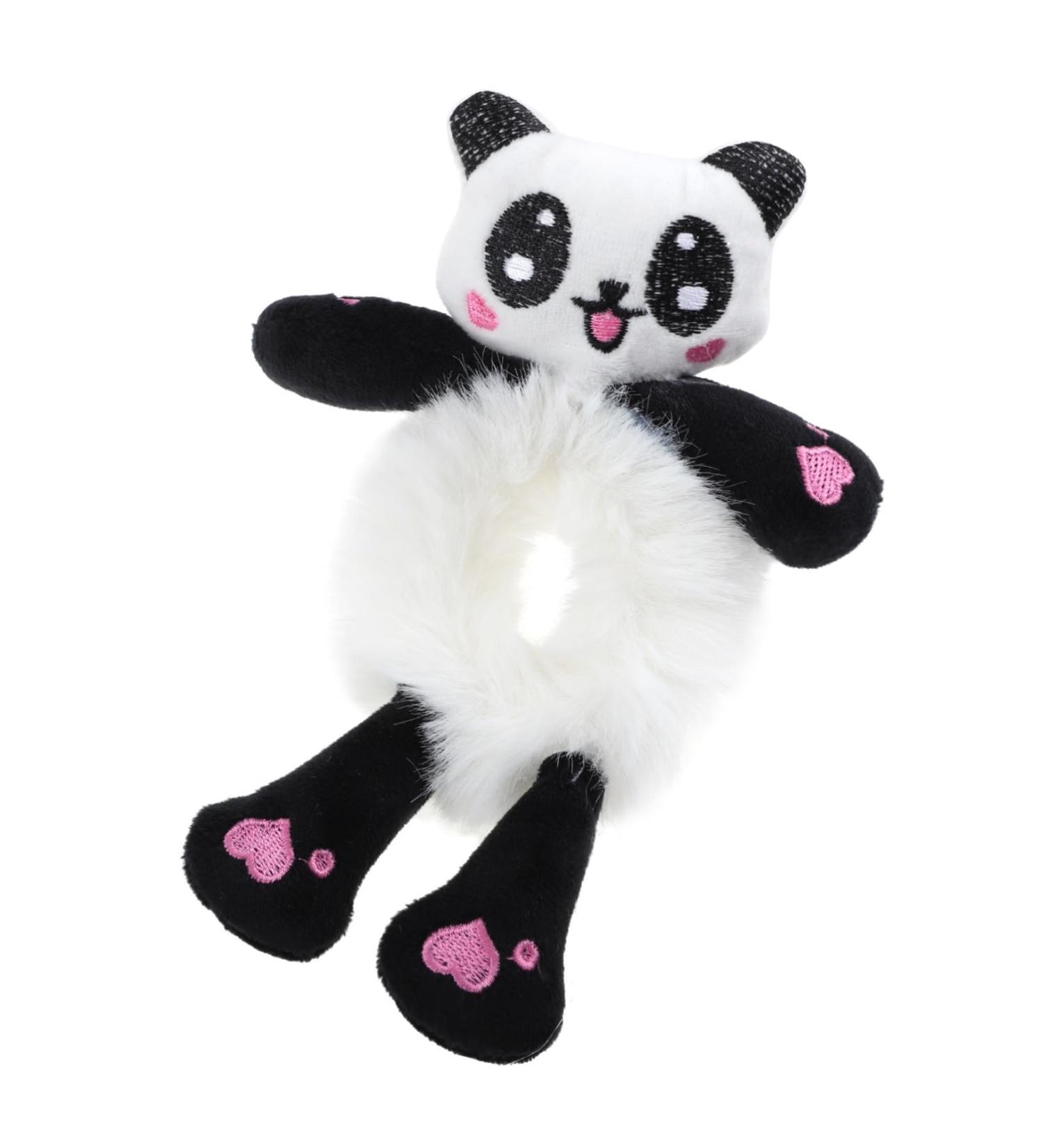 minkissy Giant Panda Head Rope Elastic Hair Band Hair Rubber Hair Elastics Scrunchies Tie Black Tiara Animal Decor Hair Decor Black Trim Black Hair Bands Hair Spray Cute Fabric Miss - Buy Online on GoSupps.com