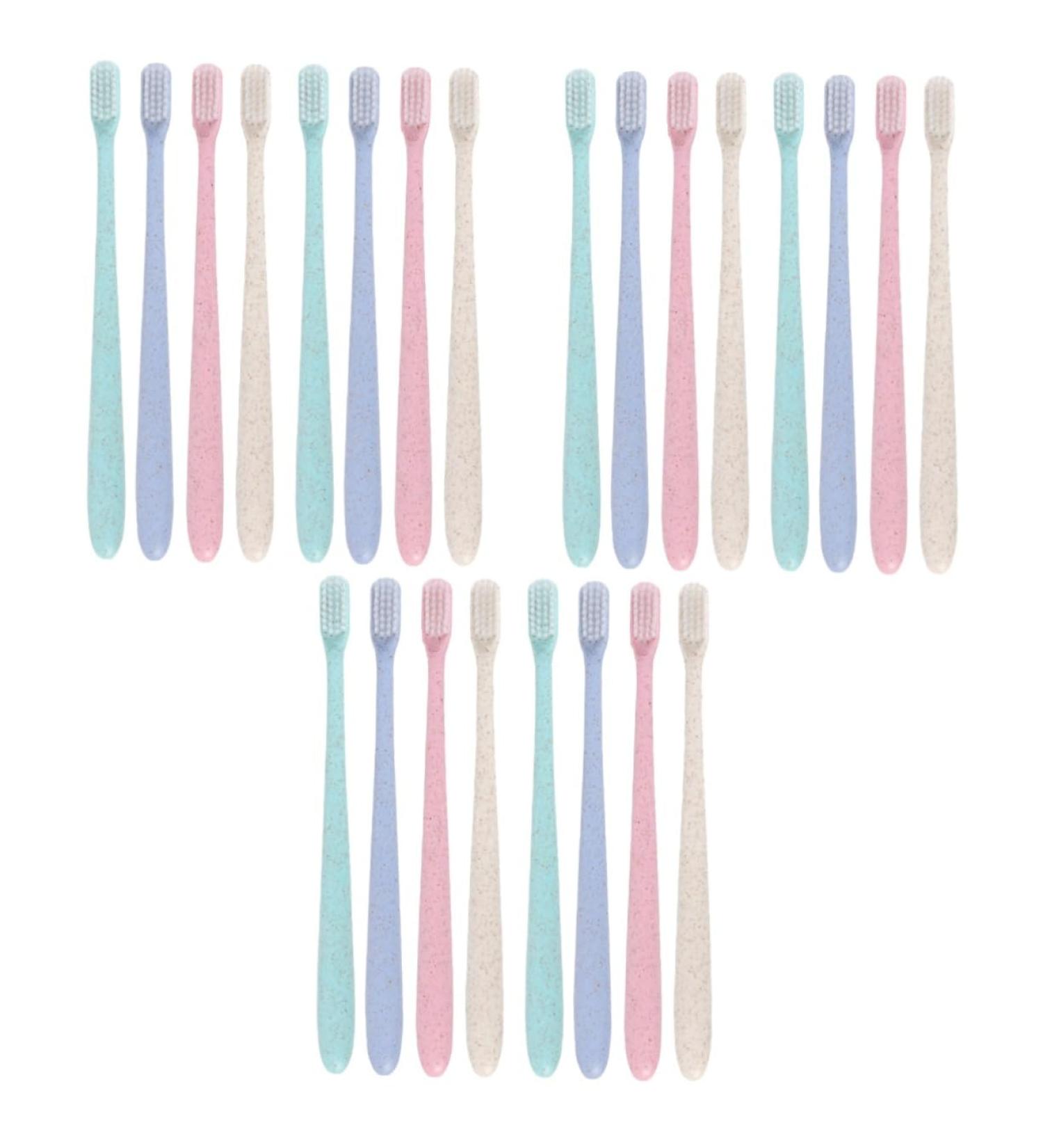 Ultechnovo 6 Boxes Soft Organic Toothbrush Set - Portable Dental Care Whitening & Travel-Friendly - Buy Online on GoSupps.com