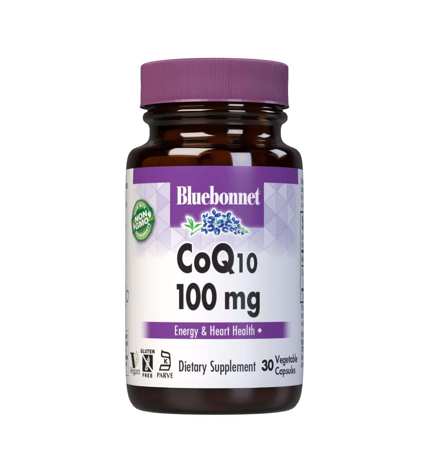 Bluebonnet CoQ-10 Vegetarian Capsules 100 mg 30 Count