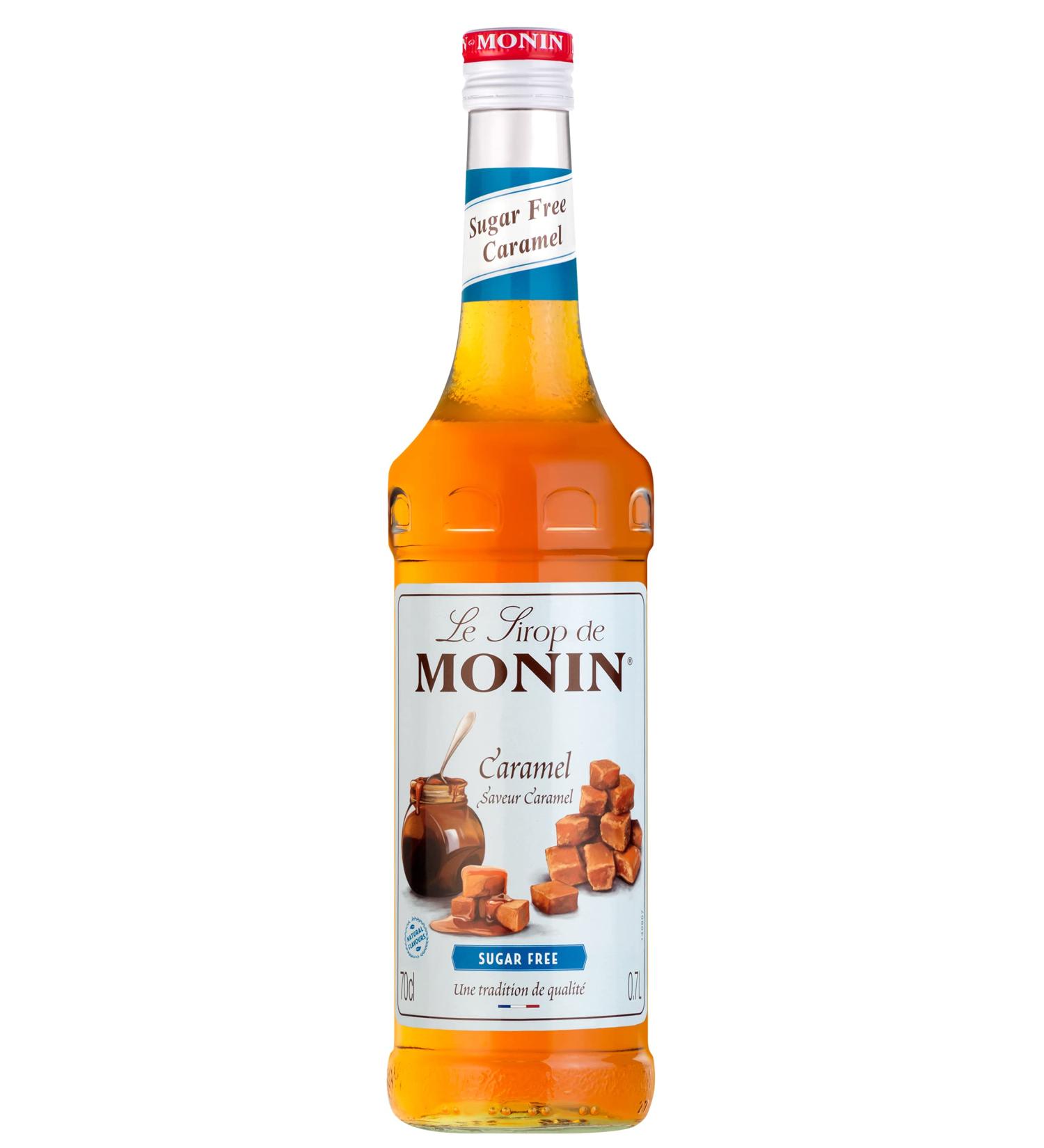 MONIN - Sugar-free Caramel for Coffee Cappuccino Latte and Hot Chocolate - Natural Flavors - 70cl - Buy Online on GoSupps.com